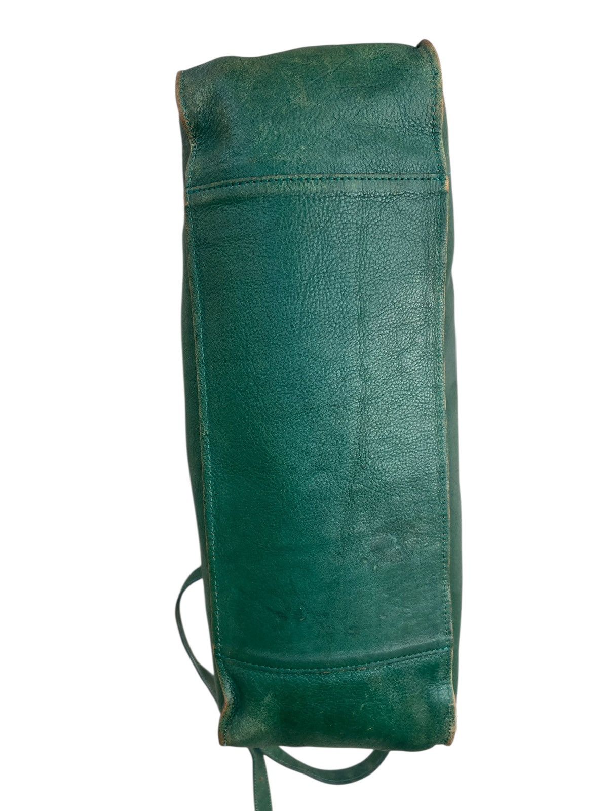 Leather Vintage B. Stuff Japan Faded Patina All Leather 2 Way Bag Size ONE SIZE - 10 Thumbnail