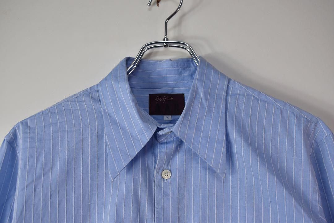 Yohji Yamamoto yohji yamamoto pour homme striped shirt old clothes Size US L / EU 52-54 / 3 - 3 Thumbnail