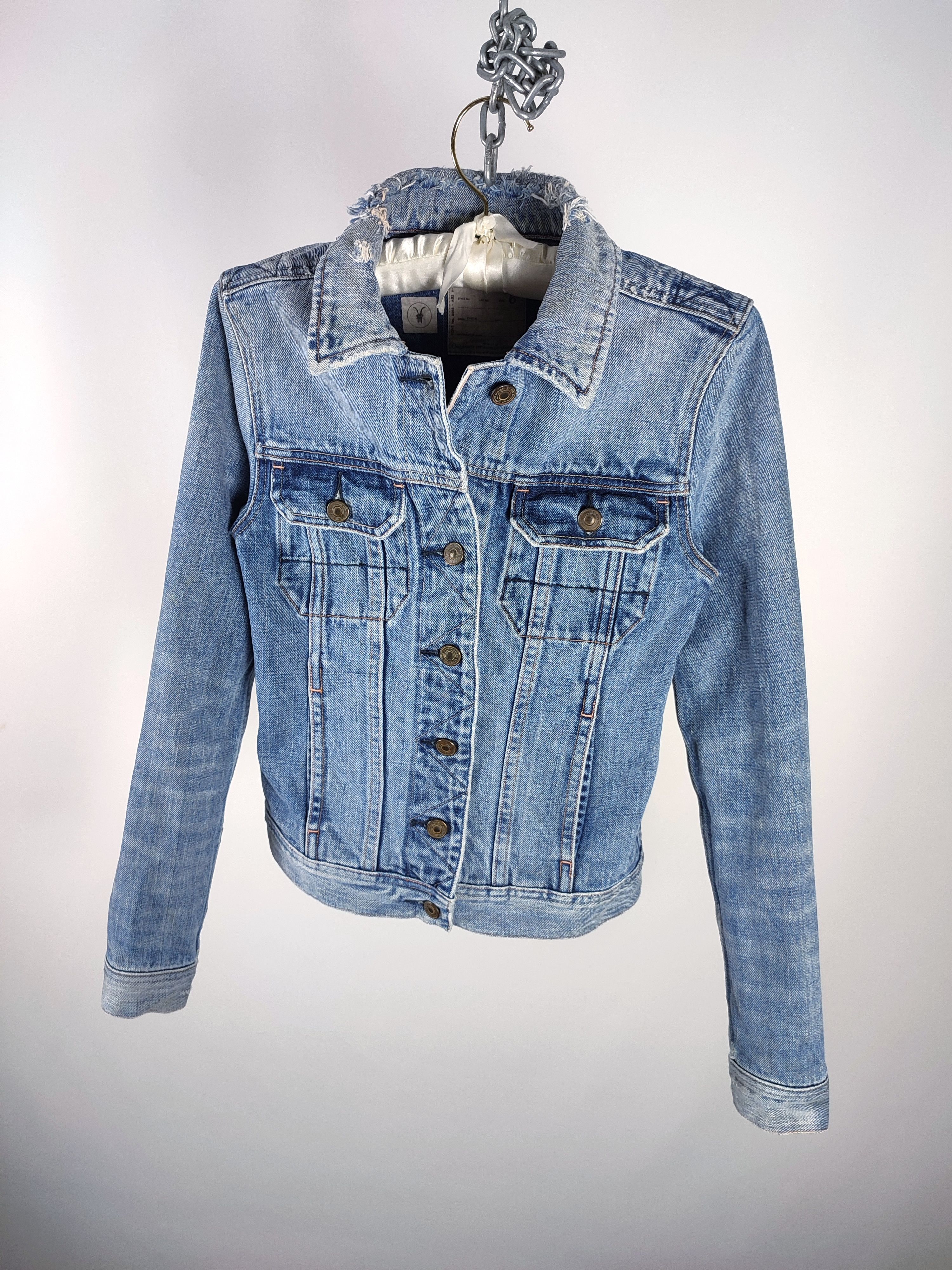 Allsaints Allsaints Lamara Denim Selvedge Slim Jacket Size M / US 6-8 / IT 42-44 - 2 Thumbnail