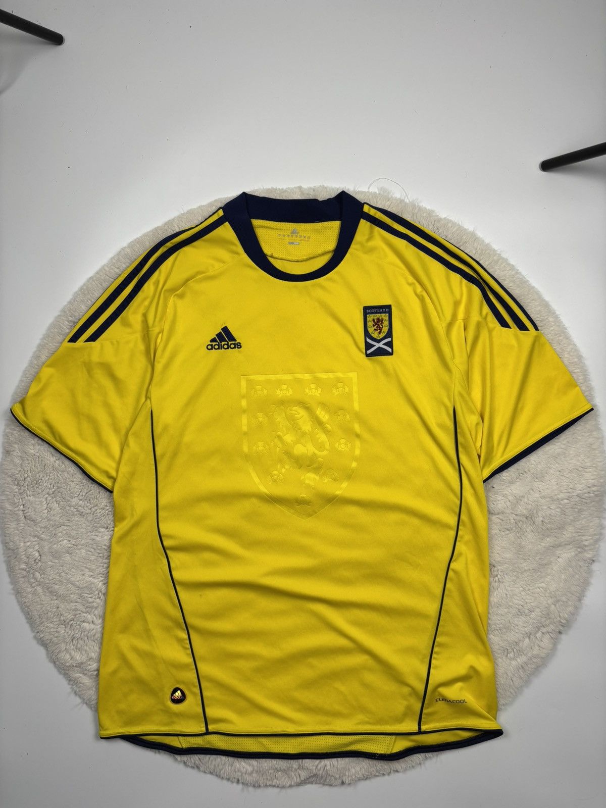 Adidas Adidas Scotland National Team 2010/11 Vintage Soccer Jersey Size US XL / EU 56 / 4 - 1 Thumbnail