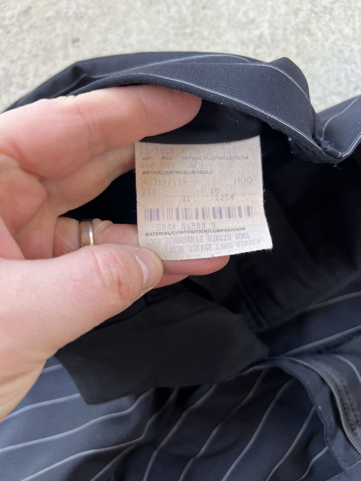 Hugo Boss Hugo Boss Made In USA Vintage Suit Size 40L - 11 Thumbnail