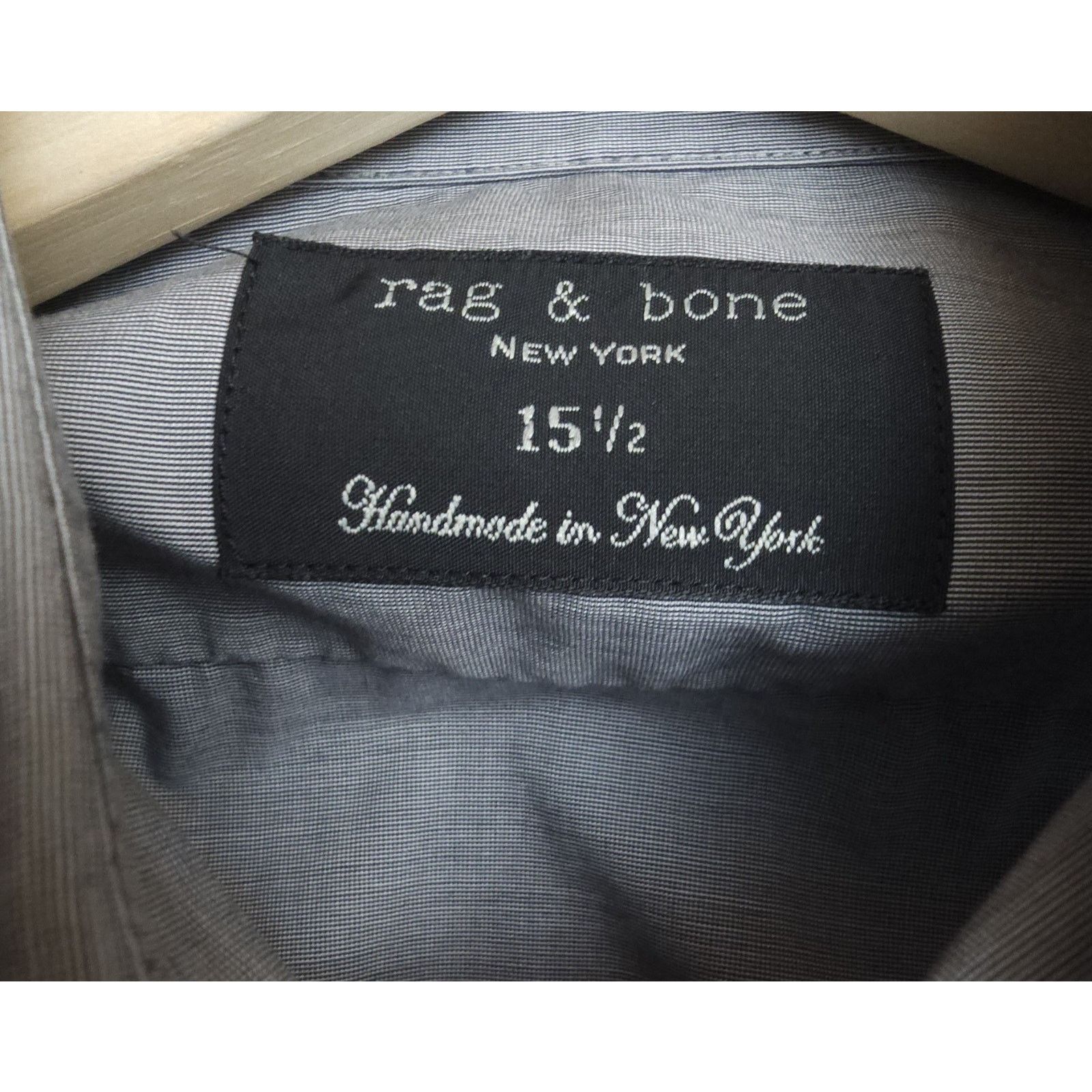 Rag & Bone Rag & Bone NY Button Up Shirt, 15 1/2, Handmade in USA. Size US M / EU 48-50 / 2 - 5 Thumbnail