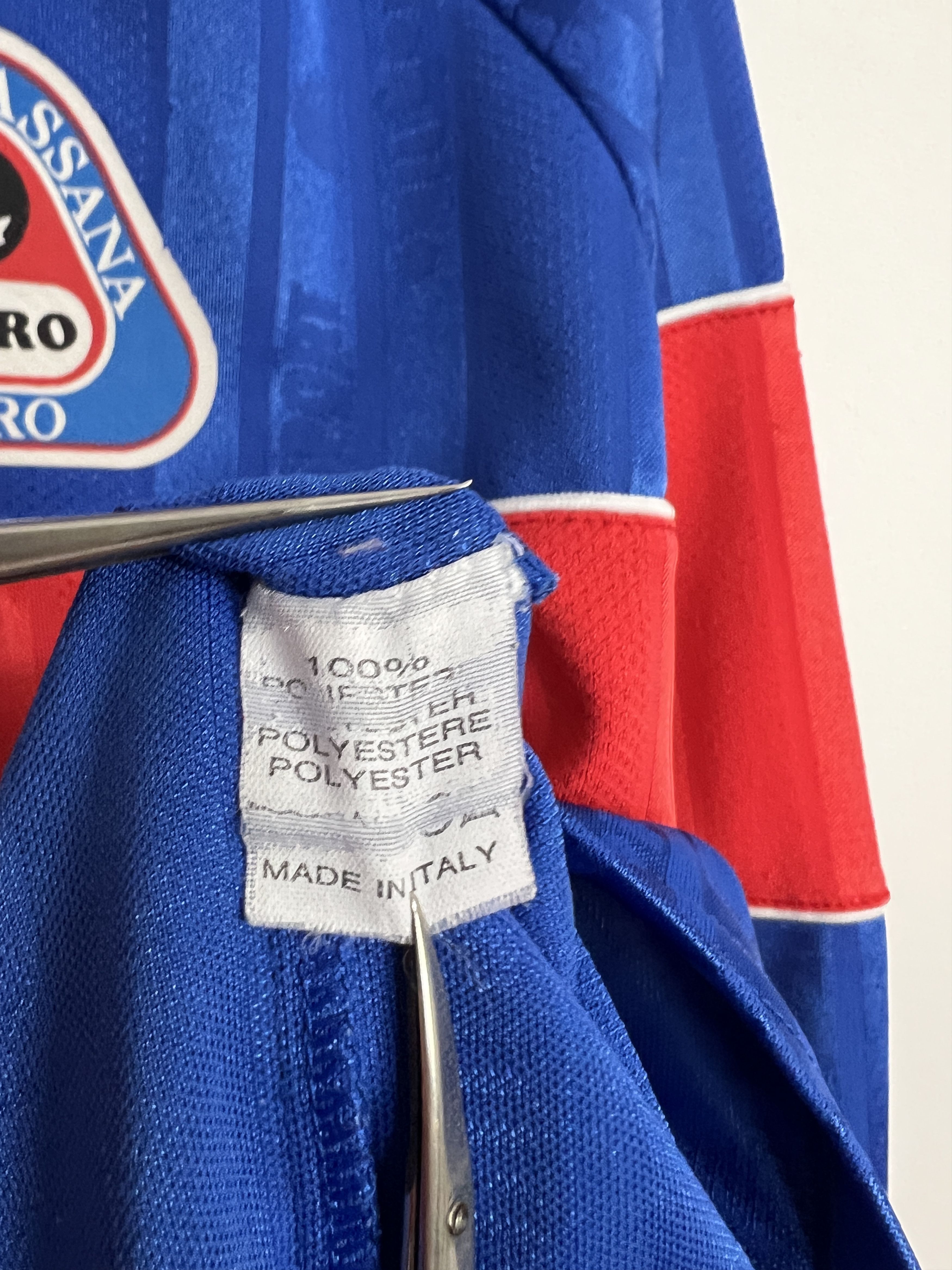 Vintage Molassana Boero Match Worn Football Shirt Maglia Jersey Size US XS / EU 42 / 0 - 8 Thumbnail