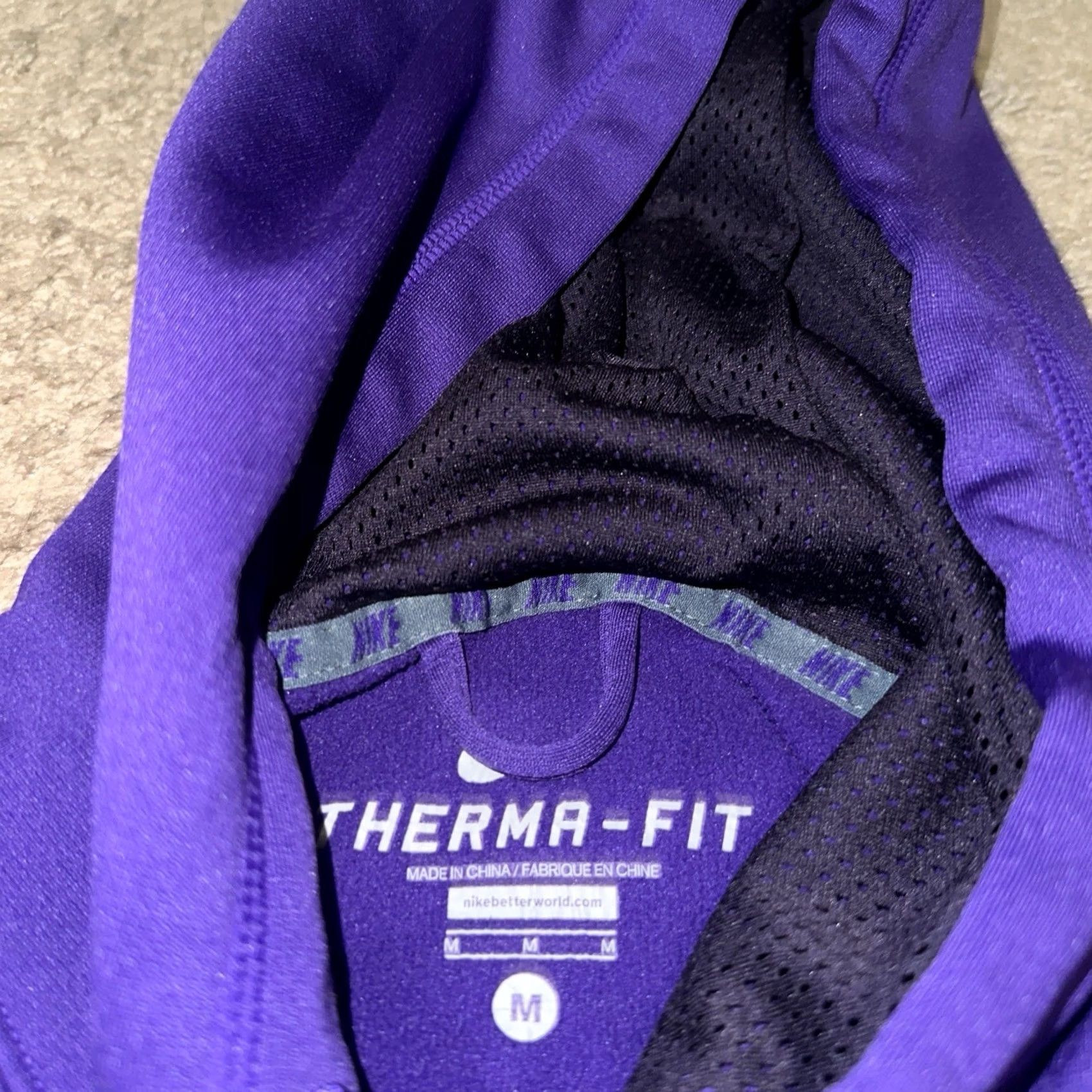 Nike Nike Therma Fit Hoodie Mens Medium Pullover Performance Activewear Purple Size US M / EU 48-50 / 2 - 4 Thumbnail