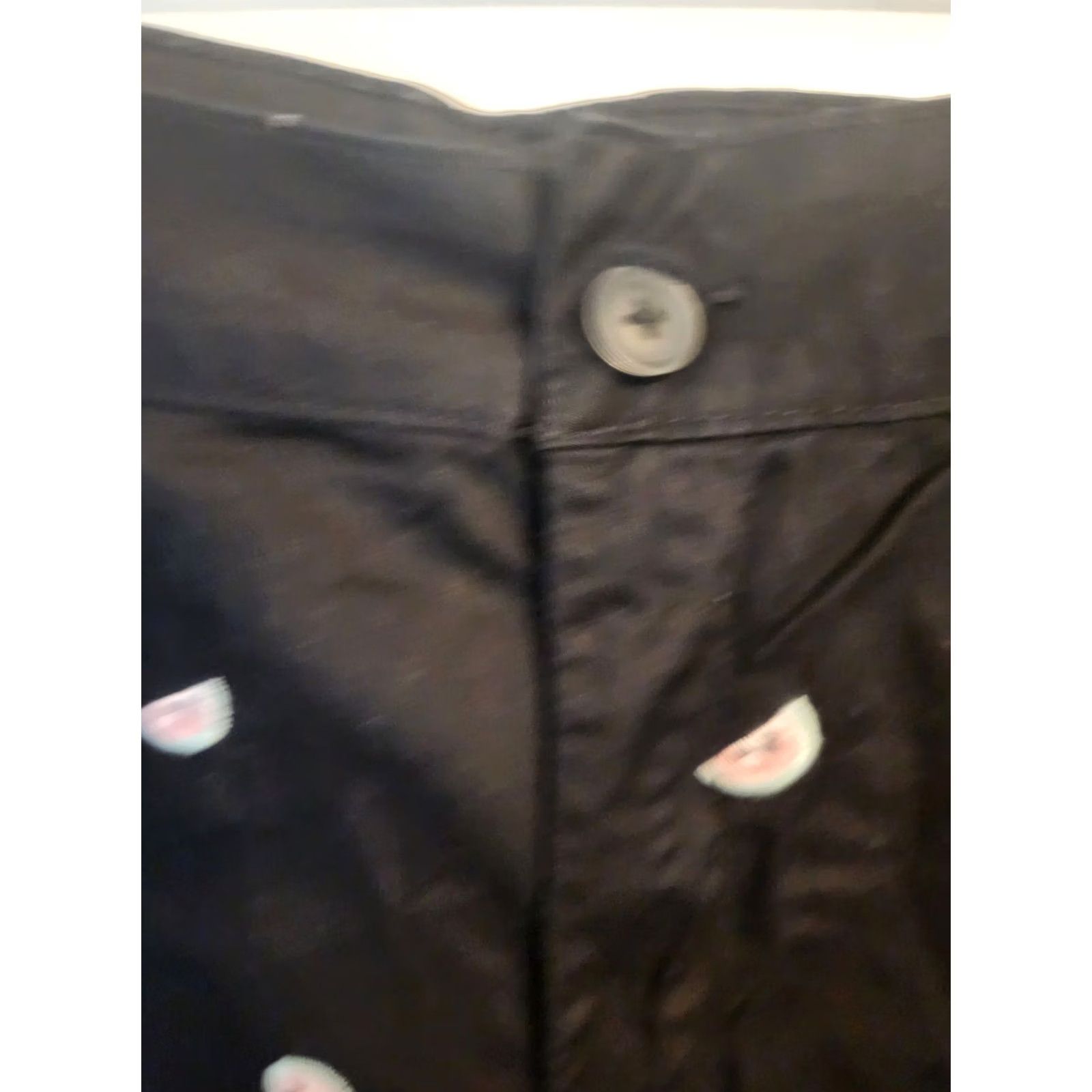Vintage St Johns Bay Shorts Size 16 Black Embroidered Watermelon Women's Size 38" / US 16 / IT 52 - 2 Thumbnail