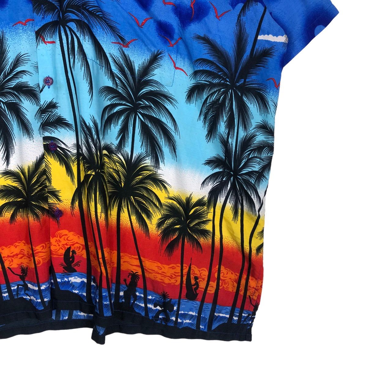 Japanese Brand Vintage Hawaii Shirt Button Over Print Rima Toyo Enterprise Size US XXL / EU 58 / 5 - 5 Thumbnail