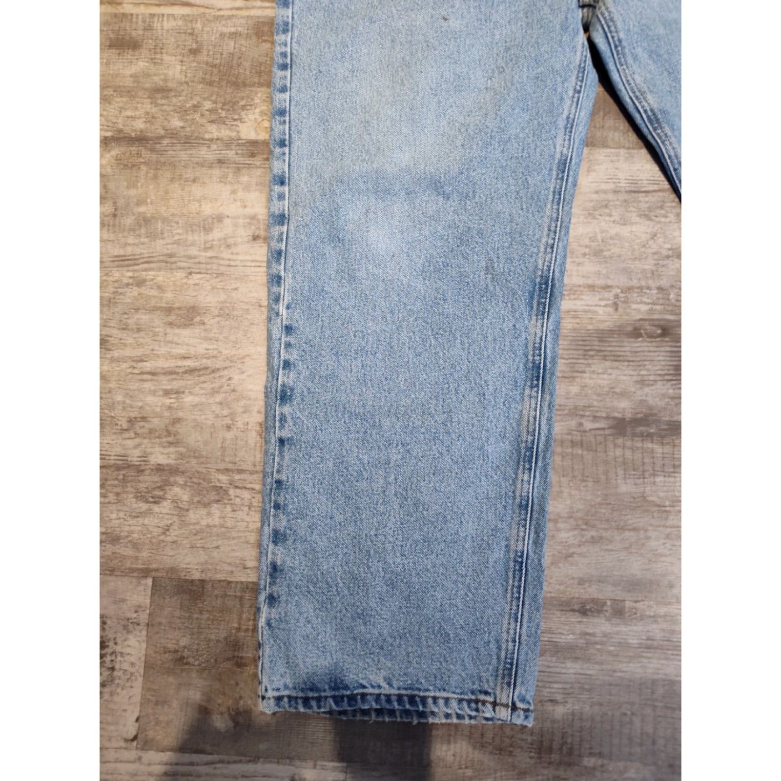 Carhartt VINTAGE Carhartt Jeans Blue Relaxed Fit Light Wash 44x30 Outdoor Mens Size US 44 / EU 60 - 3 Thumbnail