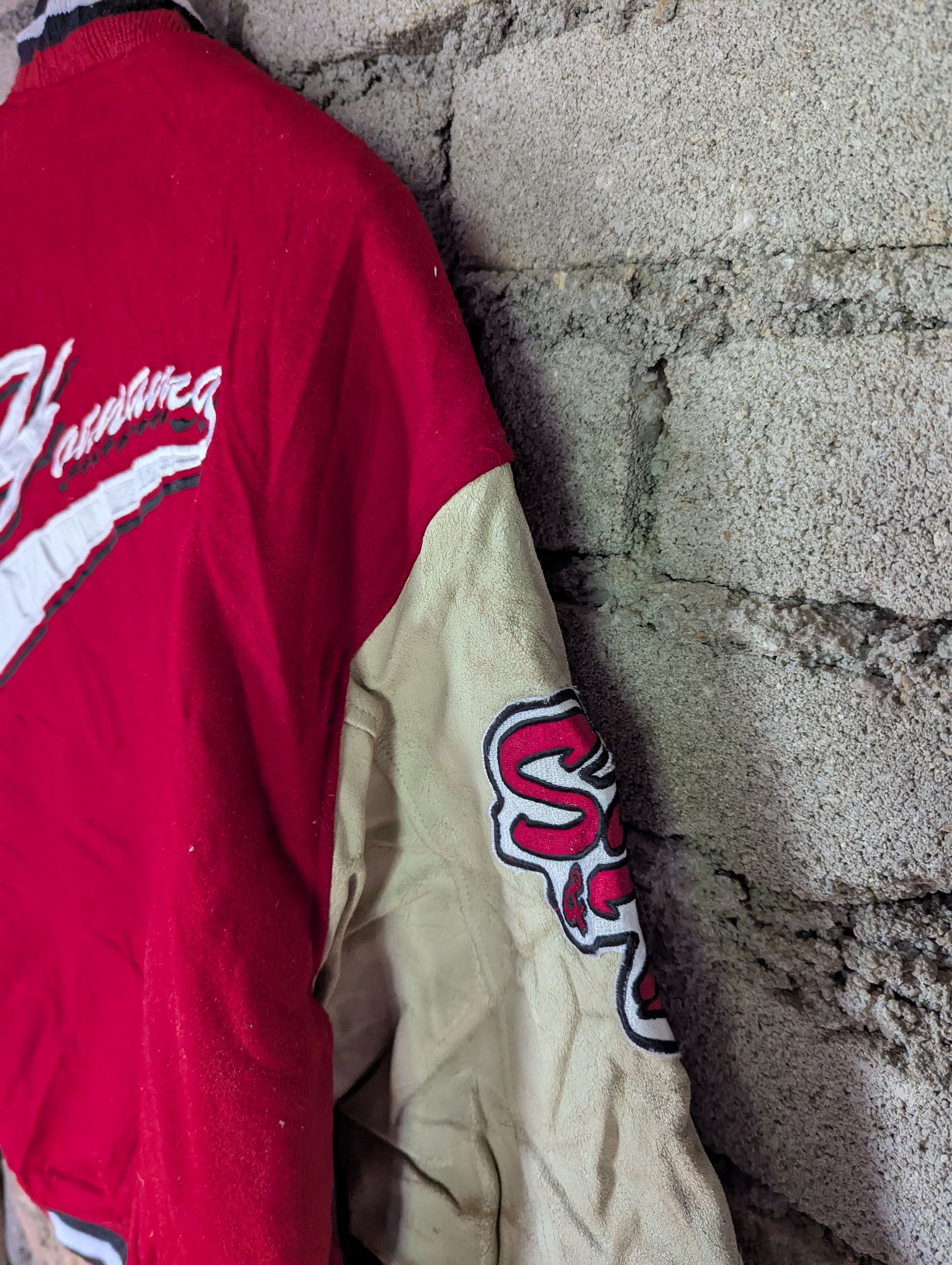 Japanese Brand × Vintage HN BOMBER JACKET POLYESTER SLEEVE Size US M / EU 48-50 / 2 - 10 Thumbnail