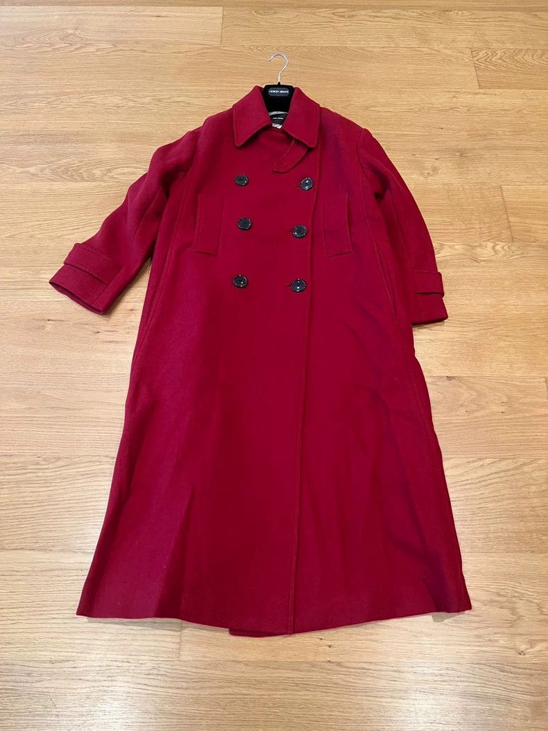 Max Mara Max Mara Show style red coat Size S / US 4 / IT 40 - 1 Thumbnail