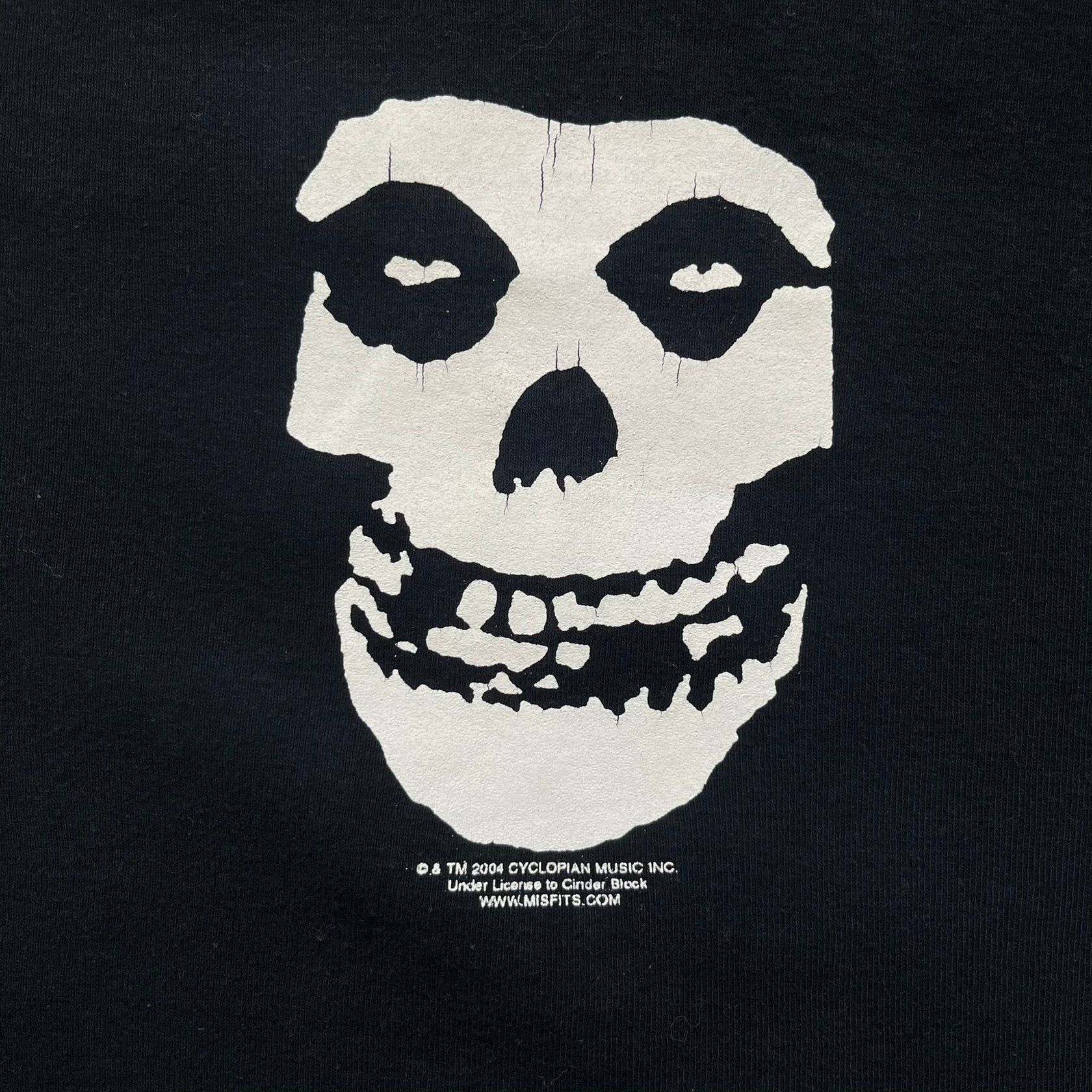 Misfits Misfits 2004 Fiend Skull Black Tee Size M / US 6-8 / IT 42-44 - 2 Thumbnail