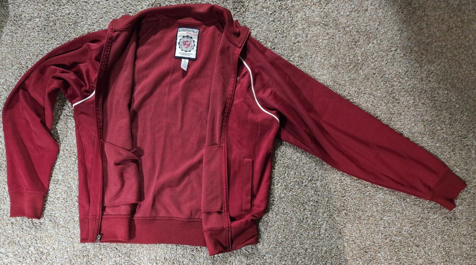 Designer Red Aeropostle Athletic Brand Full Zip Track Jacket Sz XL Size US XL / EU 56 / 4 - 8 Thumbnail