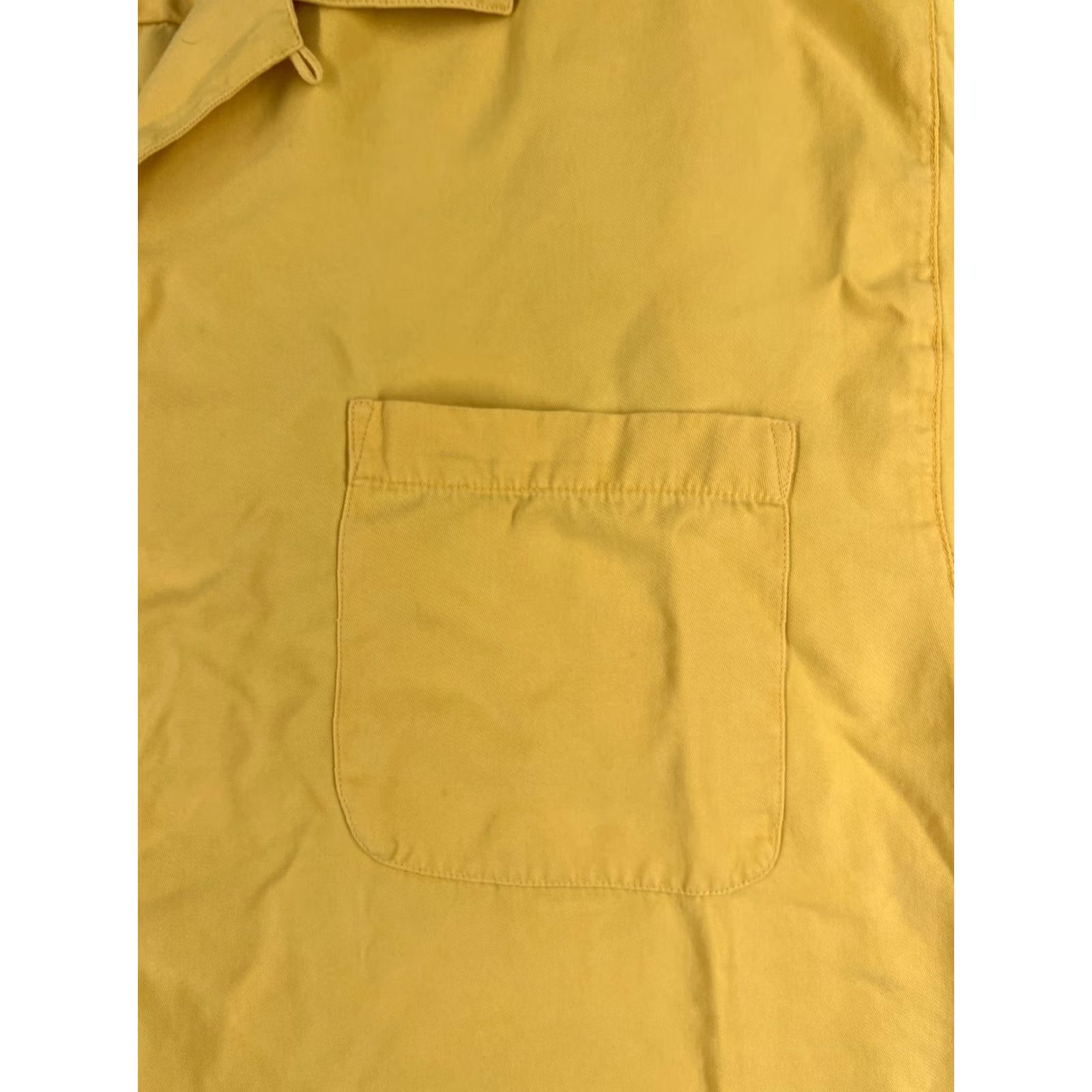 Tommy Bahama VINTAGE? No— Tommy Bahama Shirt Men XL Yellow Solid Button-Up Hawaiian Pocket Silk Button-Front Casual Aloha Beach Vacation Resort - Mens Size US XL / EU 56 / 4 - 7 Thumbnail
