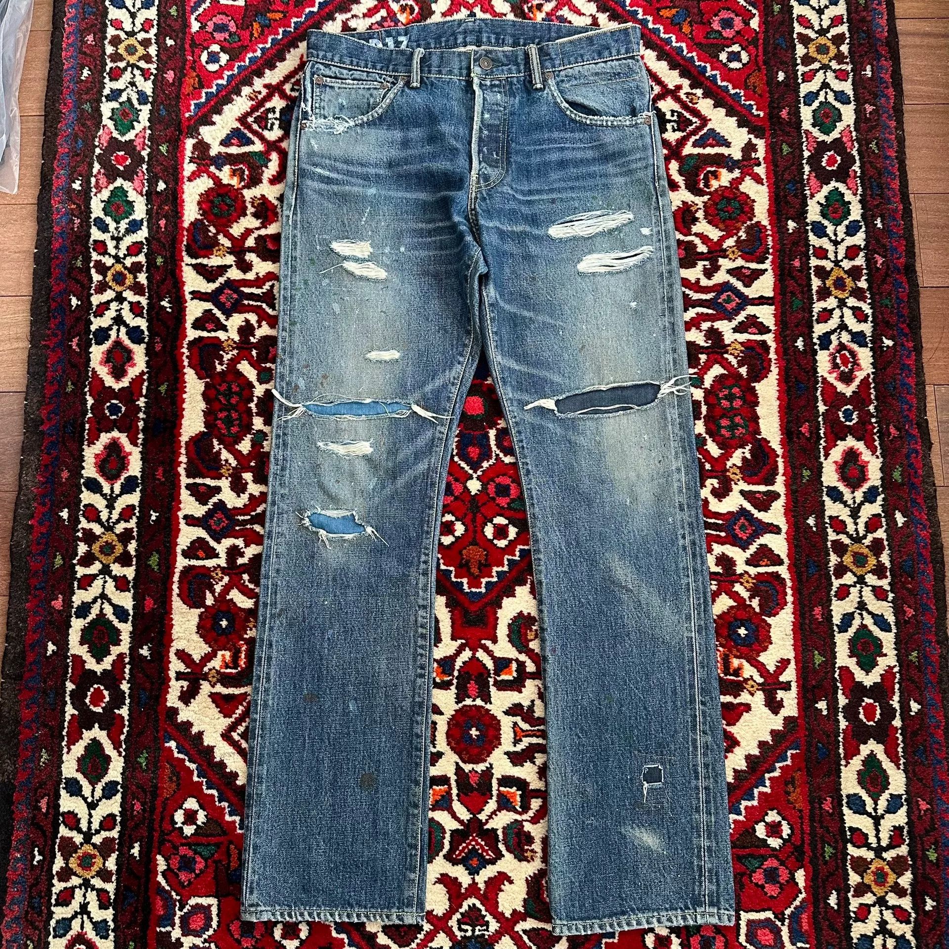 Visvim visvim wide leg mud-dyed jeans Size US 32 / EU 48 - 1 Thumbnail