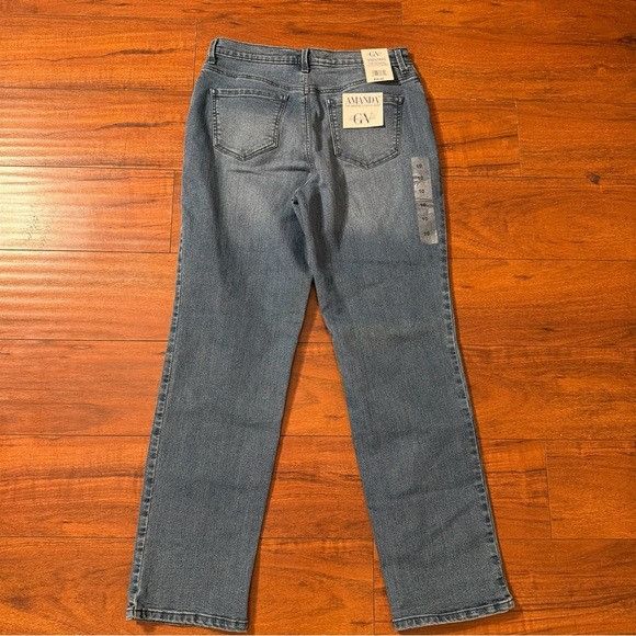 Gloria Vanderbilt Gloria Vanderbilt Classic Straight Leg Amanda Blue Jeans 10 Size 30" / US 8 / IT 44 - 10 Thumbnail