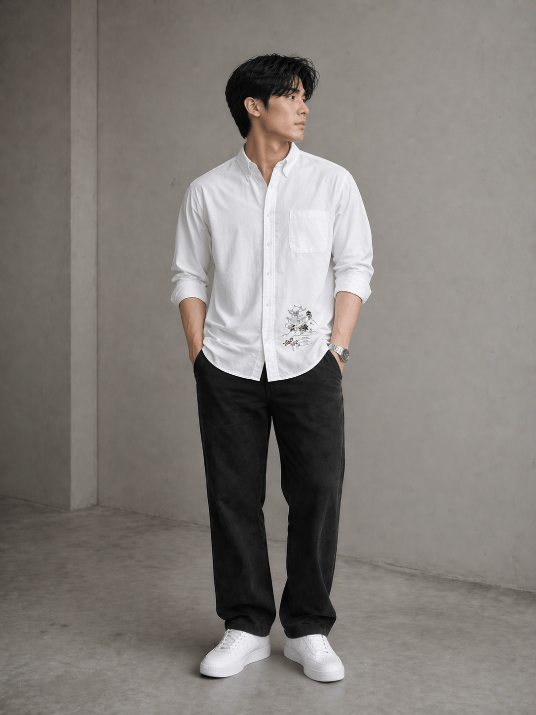 Thom Browne Thom Browne Embroidered Japanese Motive Size US M / EU 48-50 / 2 - 1 Thumbnail