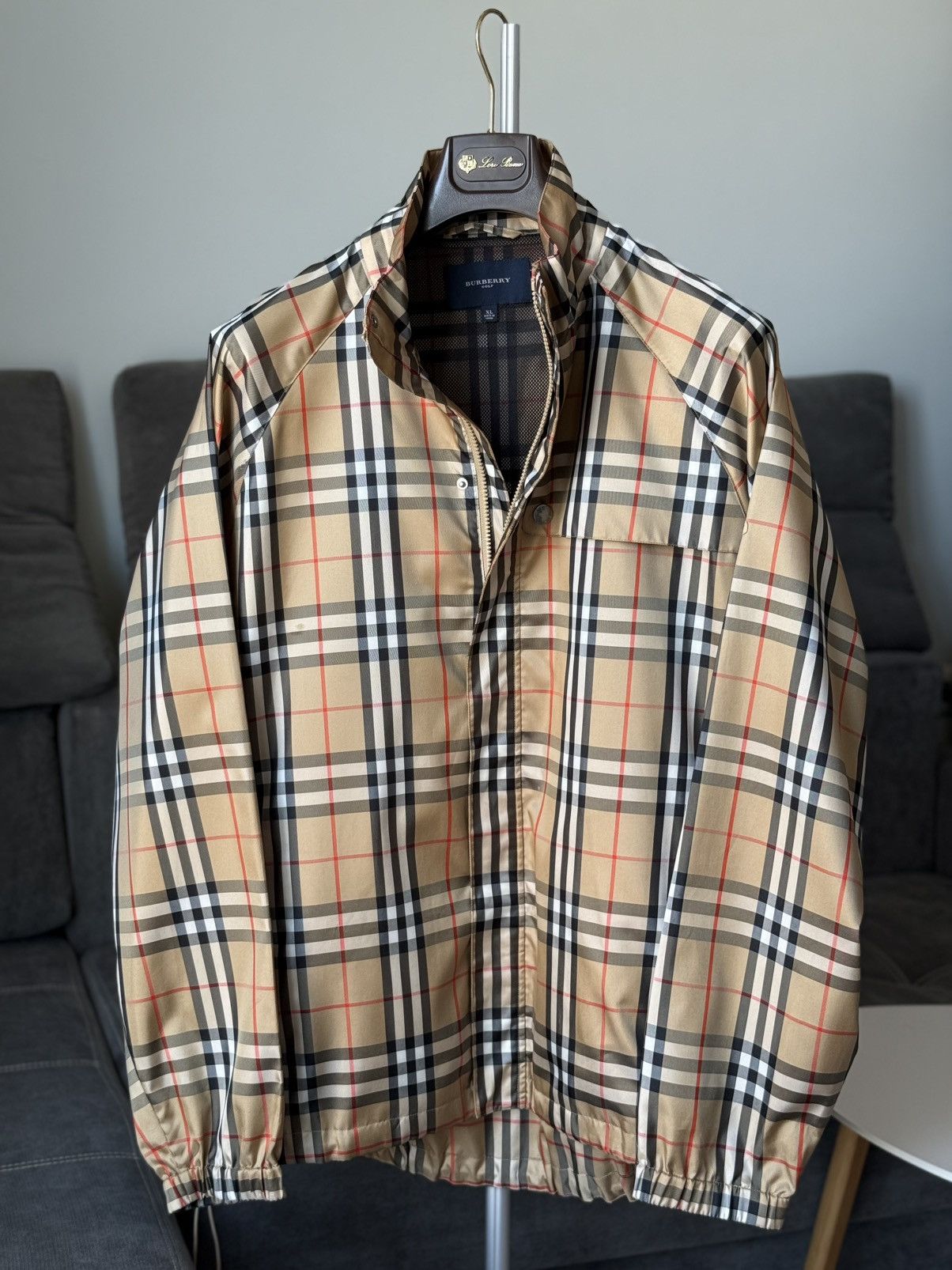 Burberry 🔥Burberry Golf Nova Check Sunfaded Riversible Jacket