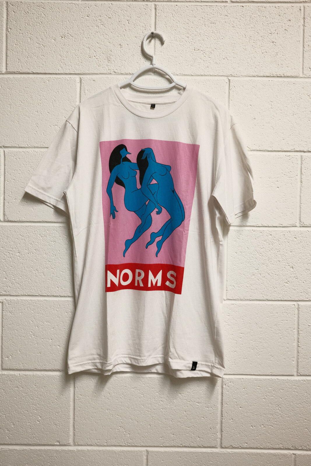 Norse Projects Norms Graphic White T-Shirt Size Large Size L / US 10 / IT 46 - 1 Thumbnail