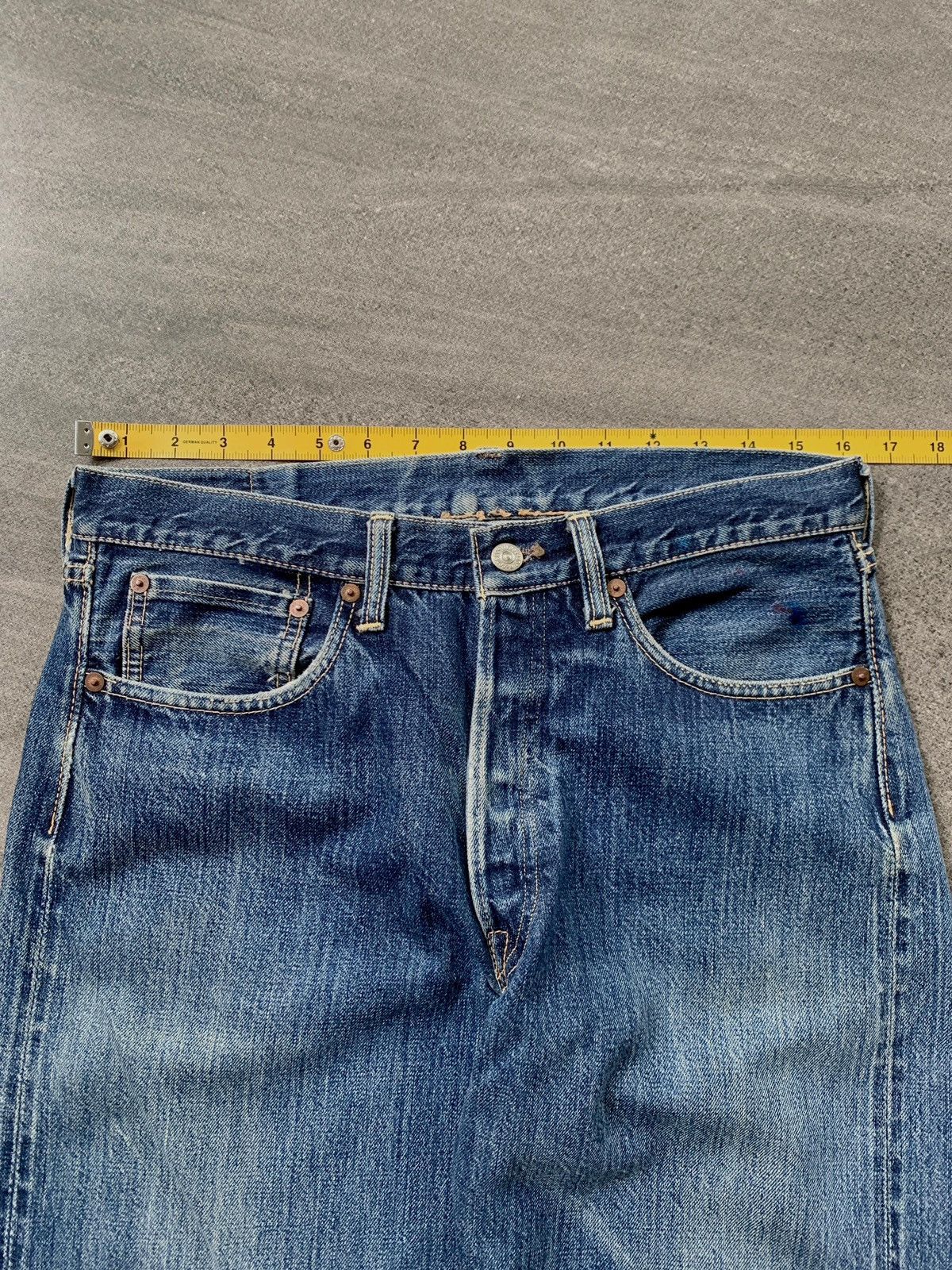 The Real McCoy's FREE TAX! Joe McCoy Selvedge Denim Jeans Size US 32 / EU 48 - 18 Thumbnail