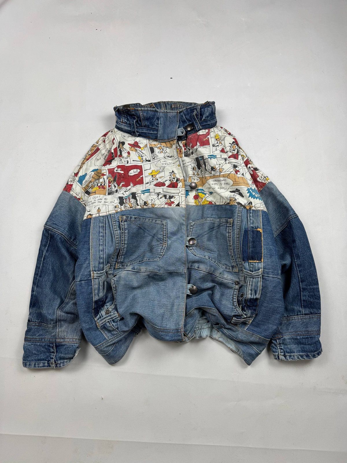 Other Avant Garde Vintage Patchwork Denim Jacket Workwear Style Size US XL / EU 56 / 4 - 1 Thumbnail