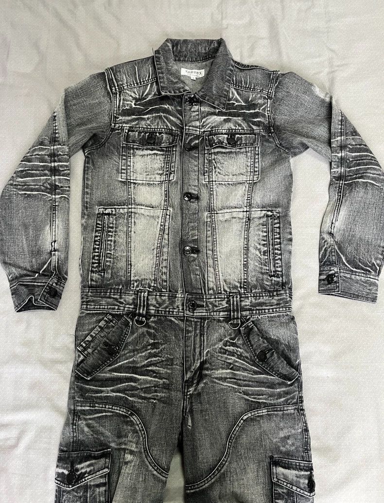 Yohji Yamamoto Vintage Denim Overall Jumpsuit with Pockets-2506 Size 27" / US 4 / IT 40 - 6 Thumbnail