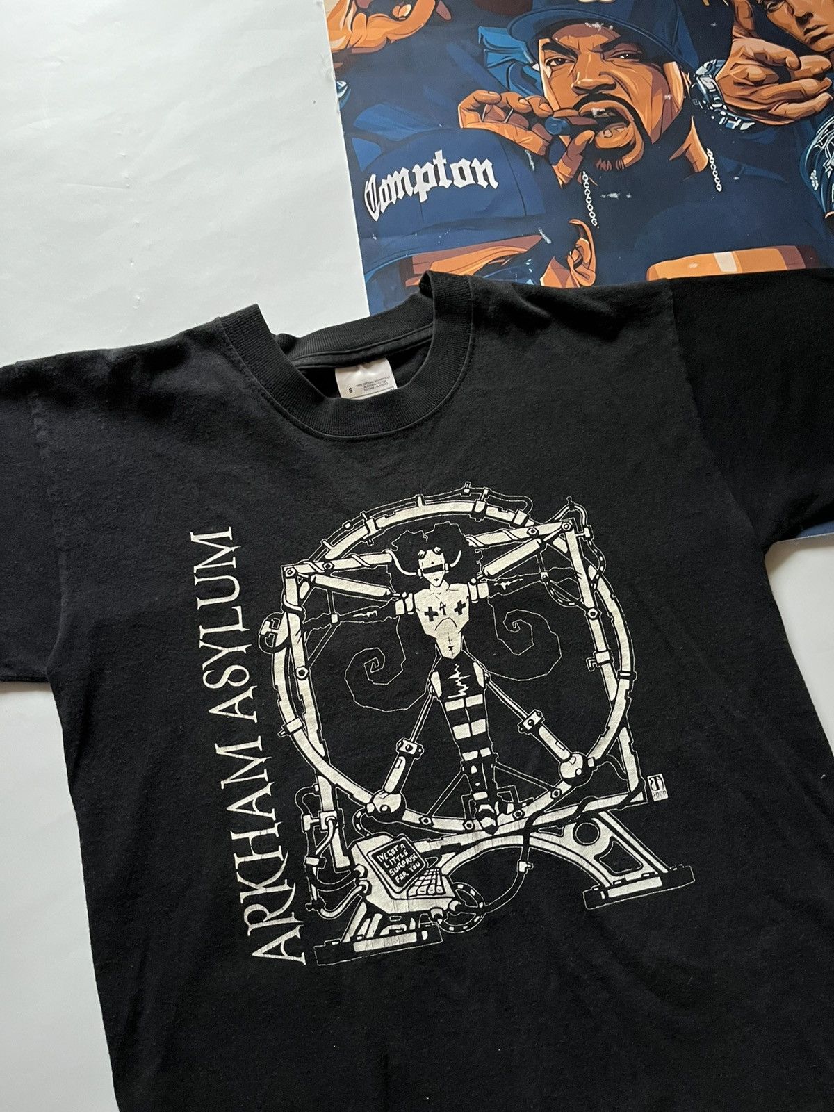 Cartoon Network Rare Batman Asylum Vintage 00s Tee Size US S / EU 44-46 / 1 - 3 Thumbnail