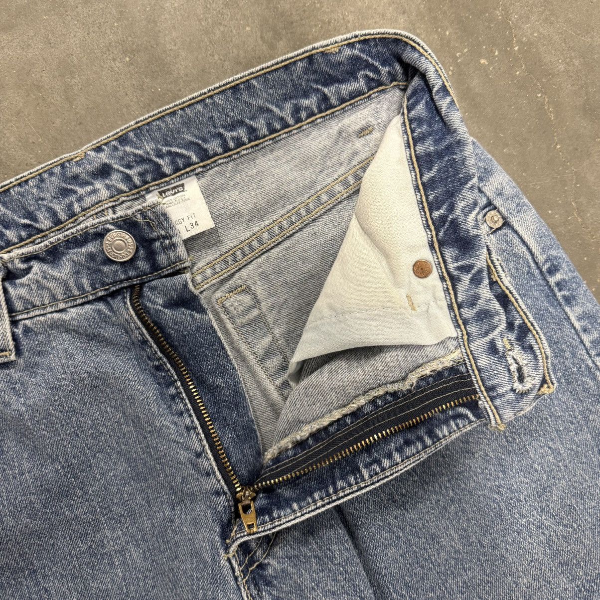 JNCO × Levi's × Vintage Vintage Y2K Levi's SilverTab Baggy Jeans Skater Wide Leg Size US 29 - 12 Thumbnail
