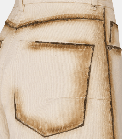 Dior o1w1db11225 422P21 Bermuda Short in Beige Size 26" / US 2 / IT 38 - 3 Thumbnail