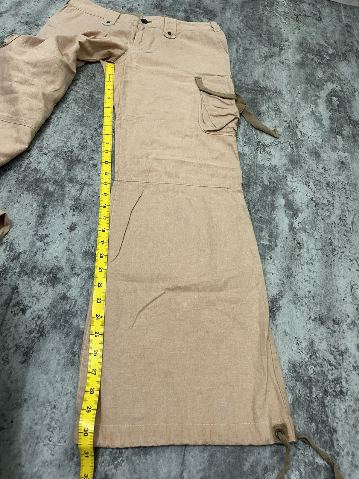 If Six Was Nine × Japanese Brand × Le Grande Bleu (L.G.B.) Ozoz Japan parachute Cargo Flare Pants Size US 30 / EU 46 - 24 Thumbnail