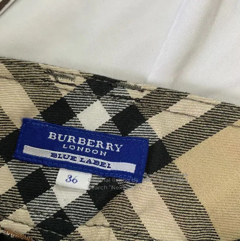 Burberry Burberry Black Cotton Fitted Mini Skirt. Size 23" - 5 Thumbnail