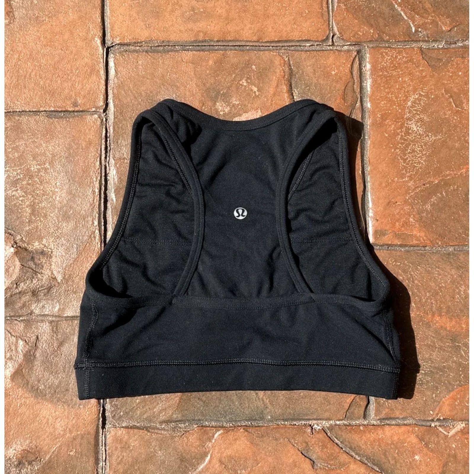Lululemon VINTAGE Lululemon Plunge Sports Bra Women’s 6? Small? Black Gym Running Size ONE SIZE - 2 Thumbnail