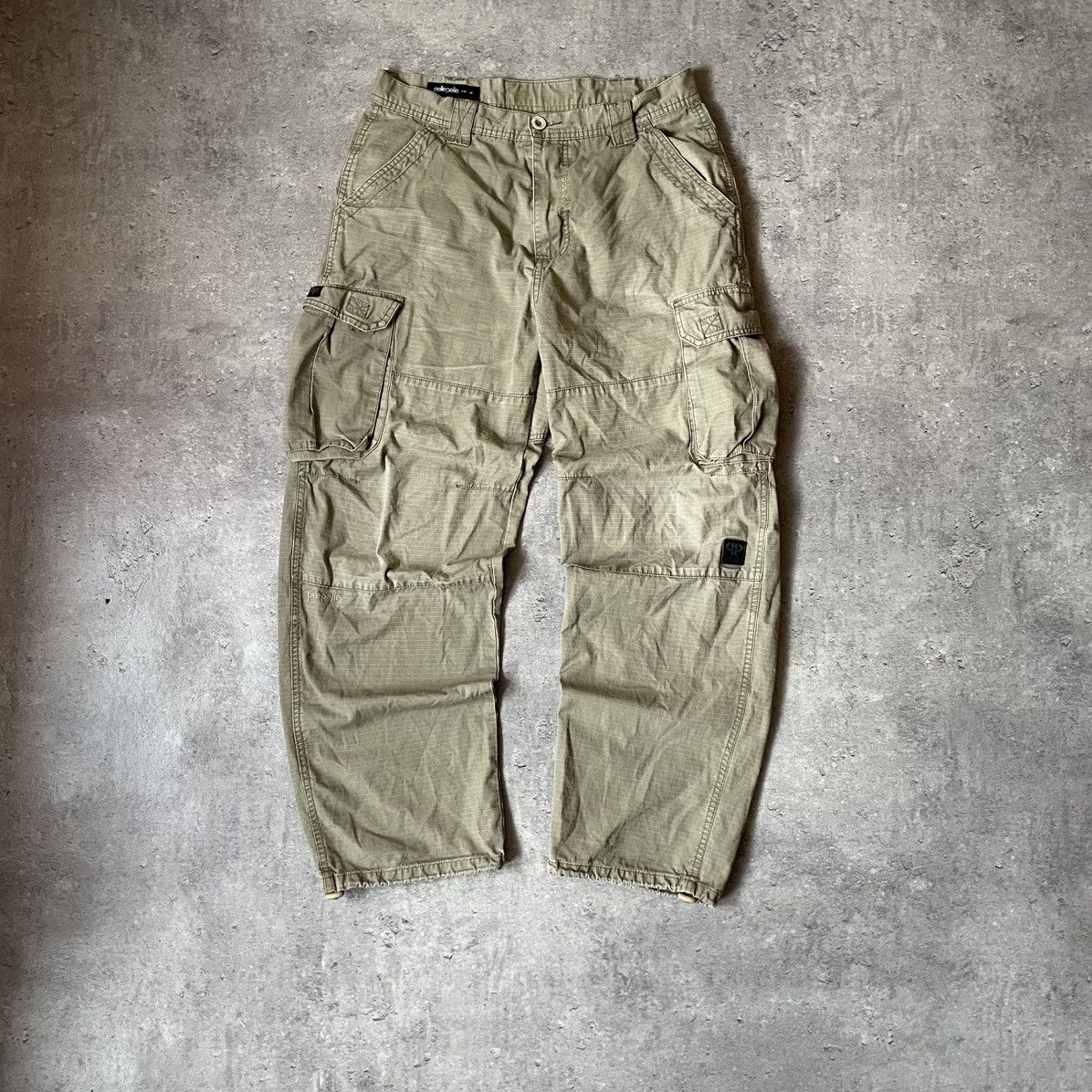 Vintage 90s Pelle Pelle Cargo Parachute Pants