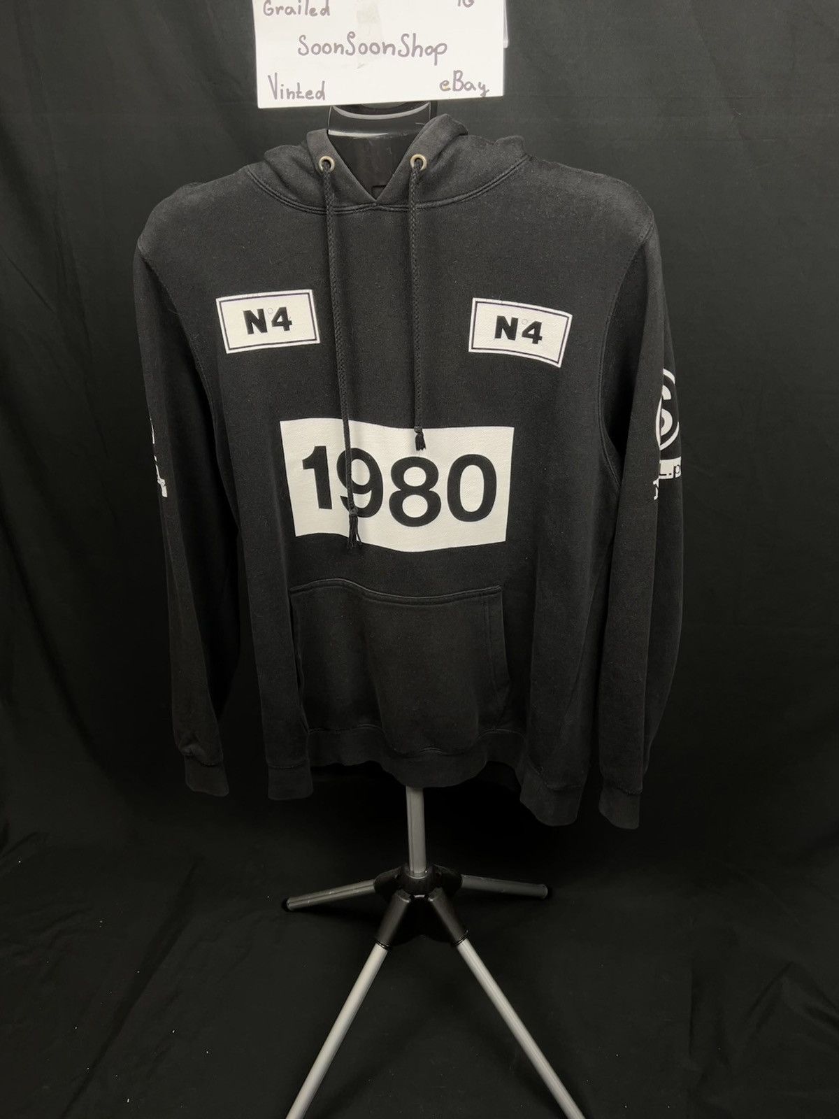 Stussy × Vintage Stussy 1980 No.4 hoodie Size US M / EU 48-50 / 2 - 1 Thumbnail