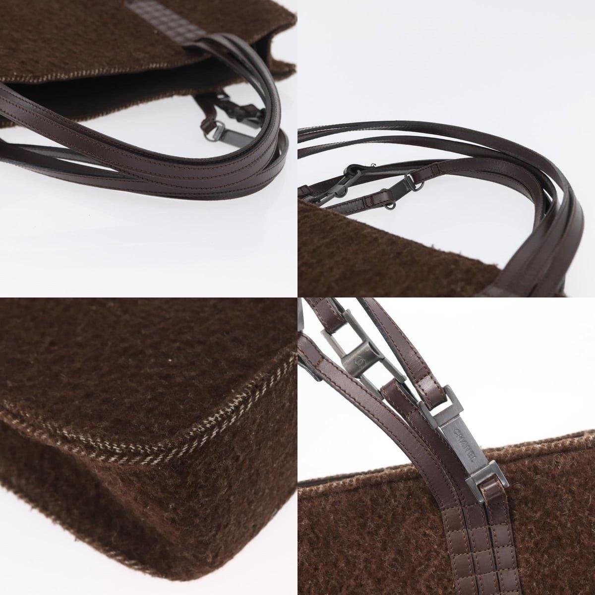 Chanel Chanel Mouton Brown CC Tote Bag Size ONE SIZE - 4 Thumbnail