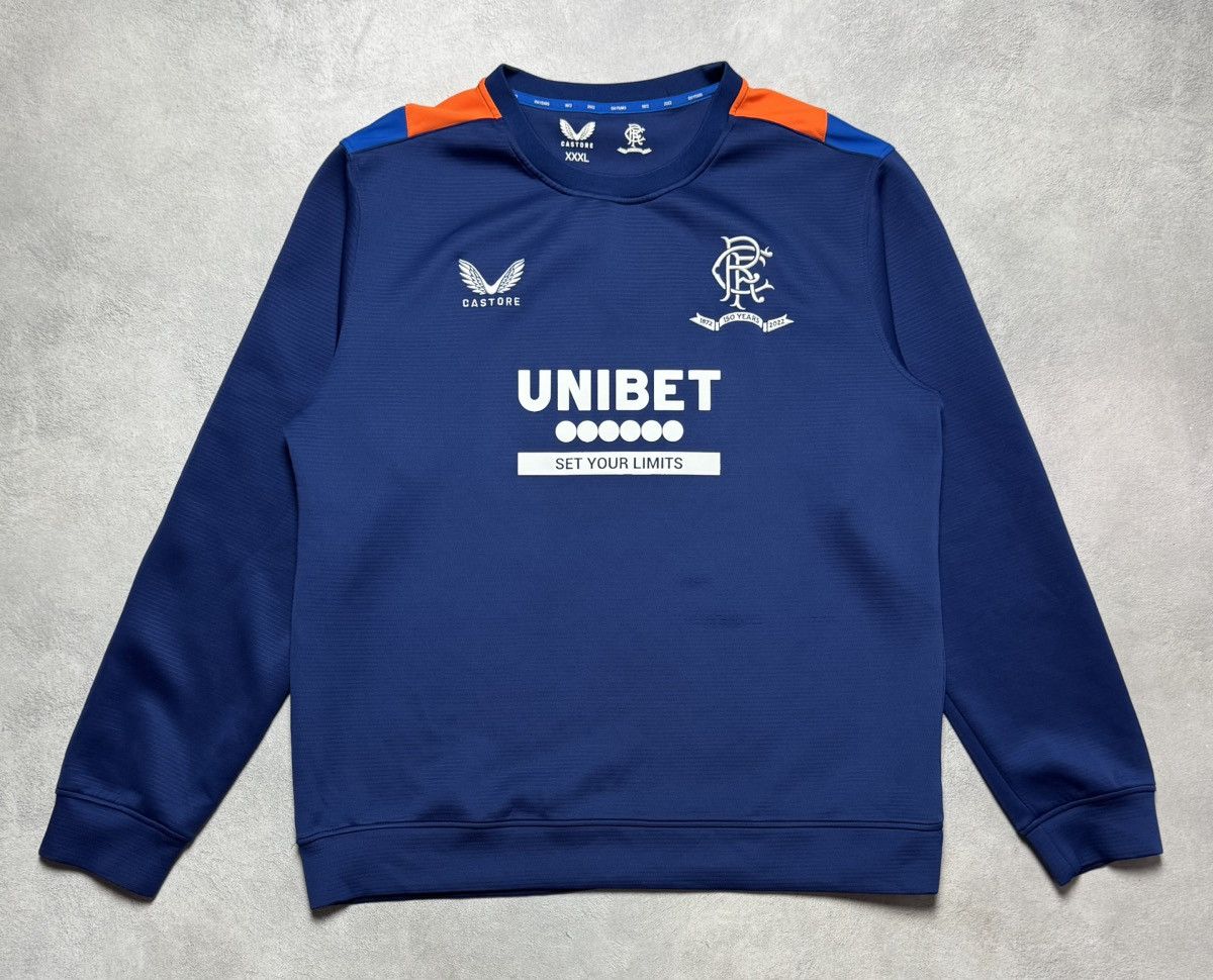 Castore Glasgow Rangers 2021 2022 Football Soccer Sweatshirt Castore Size US XXL / EU 58 / 5 - 1 Thumbnail