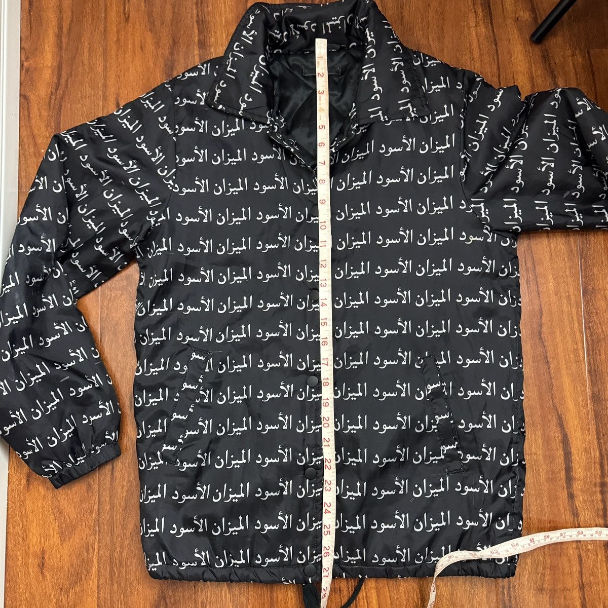 Black Scale Black Scale Vintage Arabic Writing All Over Size XS Size US XS / EU 42 / 0 - 9 Thumbnail