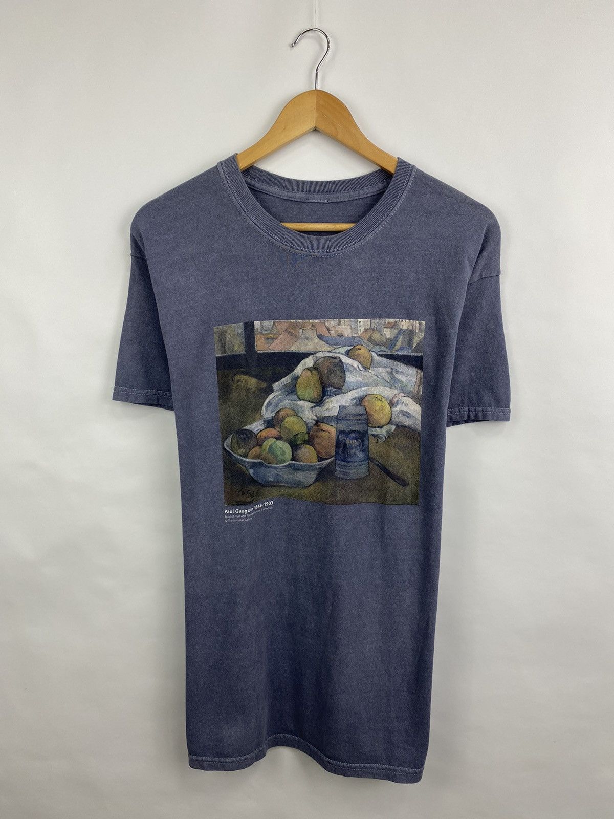 Designer Vintage 90s Paul Gauguin 1848 1903 T-shirt Monet style rare Size US M / EU 48-50 / 2 - 3 Thumbnail