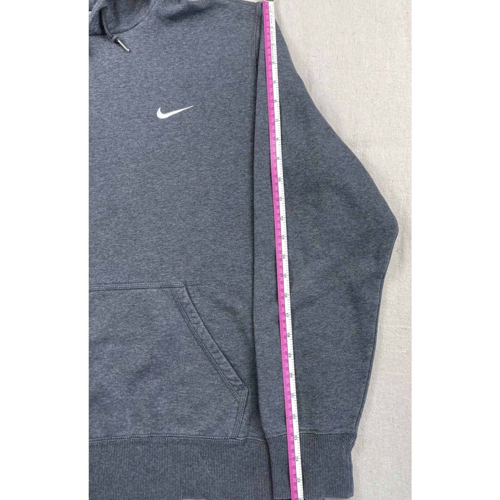 Nike Nike Hoodie Gray Adult L Swoosh Logo Pullover Essential Y2K Mens Size US L / EU 52-54 / 3 - 5 Thumbnail