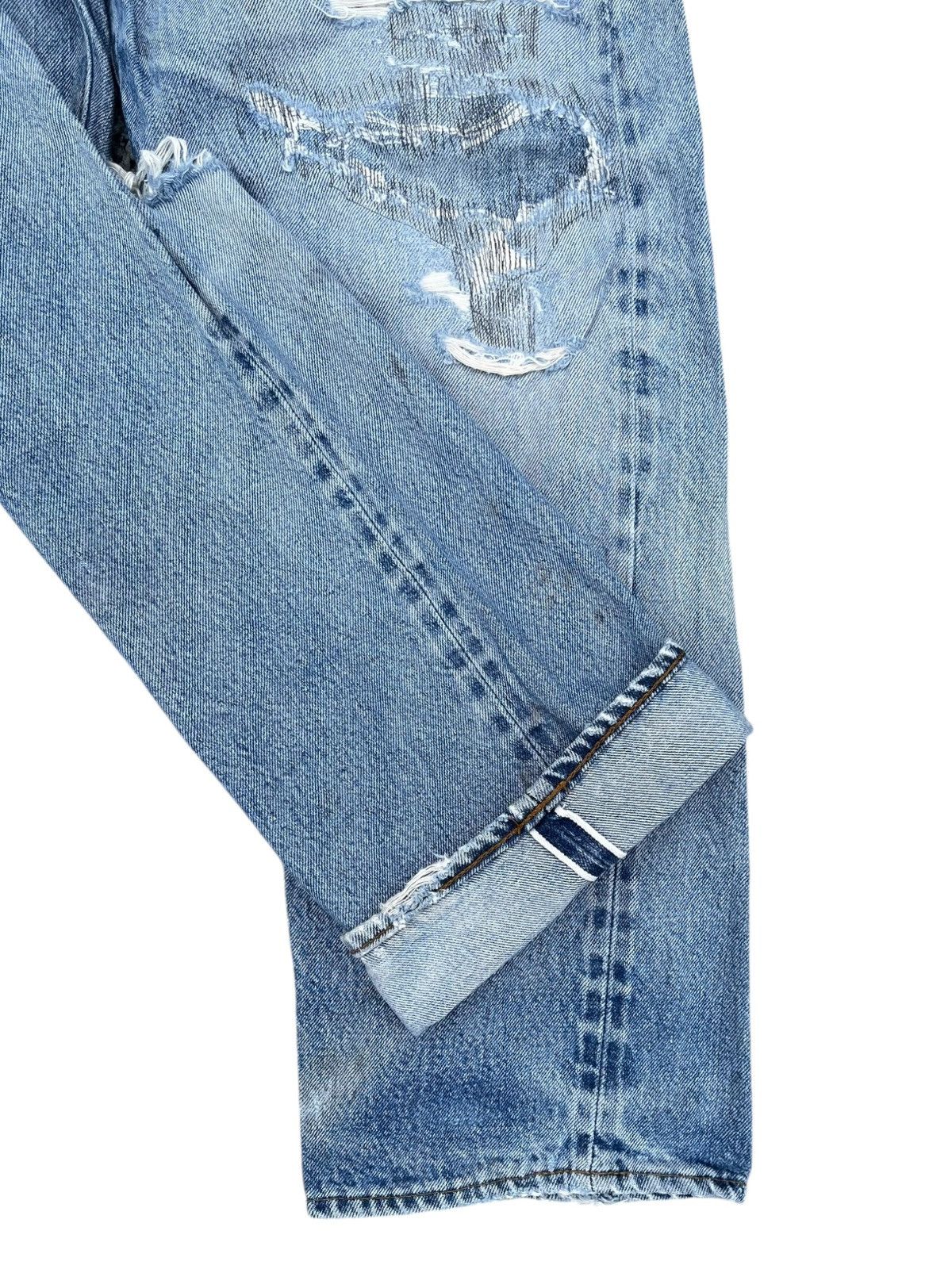 Levi's Vintage Levi’s 501 Single R Selvedge Denim Jeans Button 524 Size US 33 - 6 Thumbnail