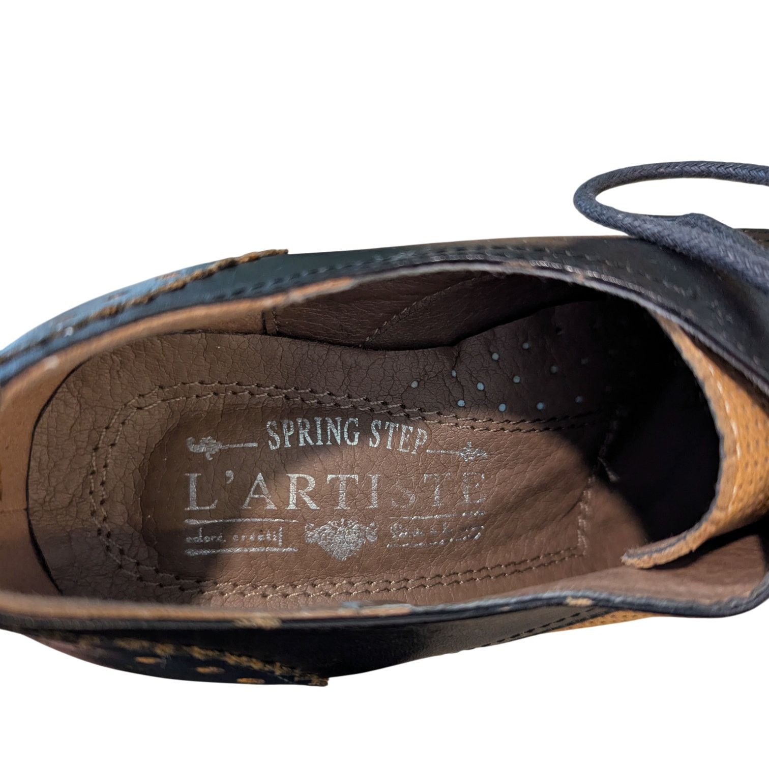 Other Spring Step L'Artist Bardot Leather Oxford Derby Size 36 Size US 5.5 / IT 35.5 - 3 Thumbnail