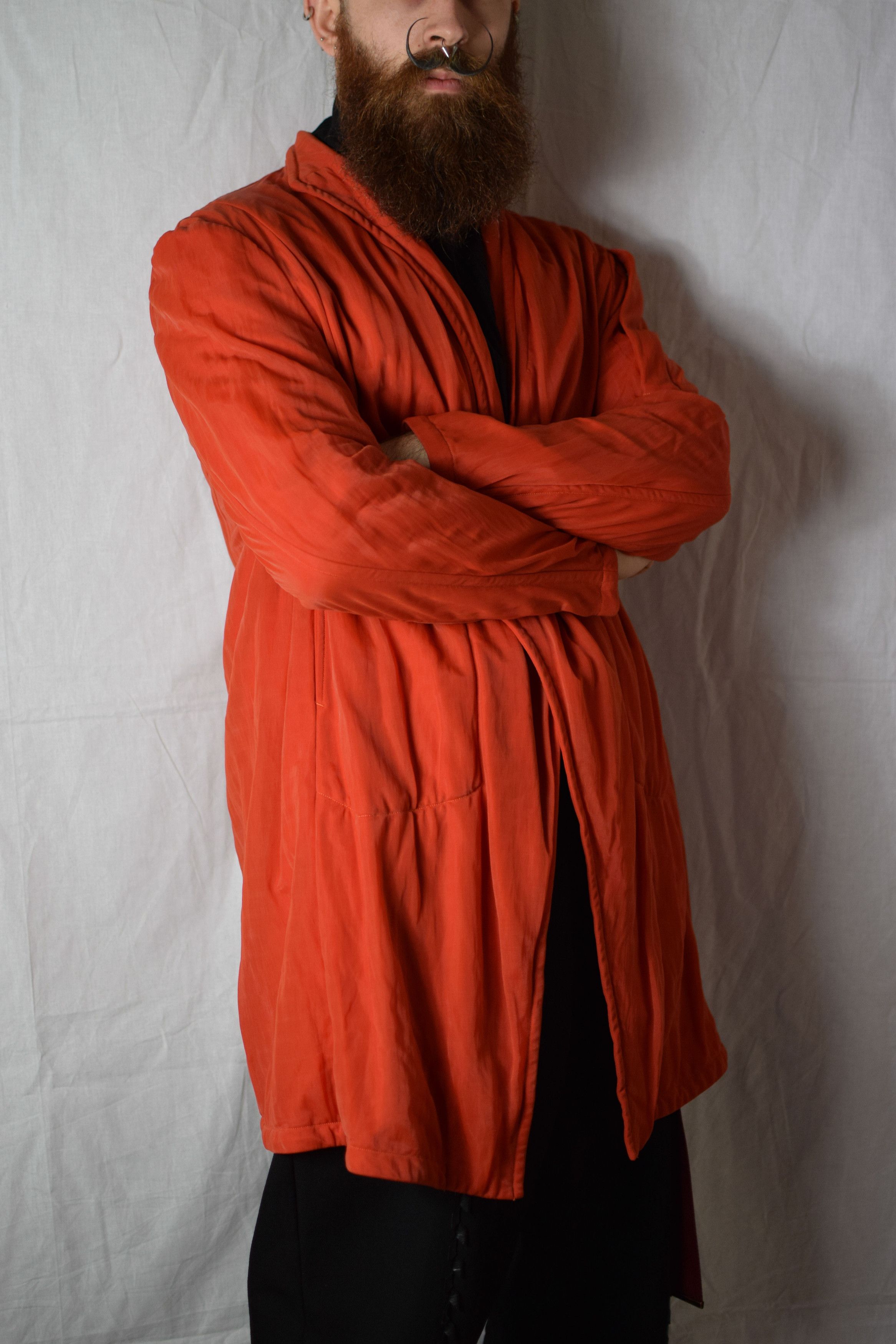 Julius Julius AW18 Divided Sample Vermillion Jacket - 677JAM2-VM Size US L / EU 52-54 / 3 - 7 Thumbnail
