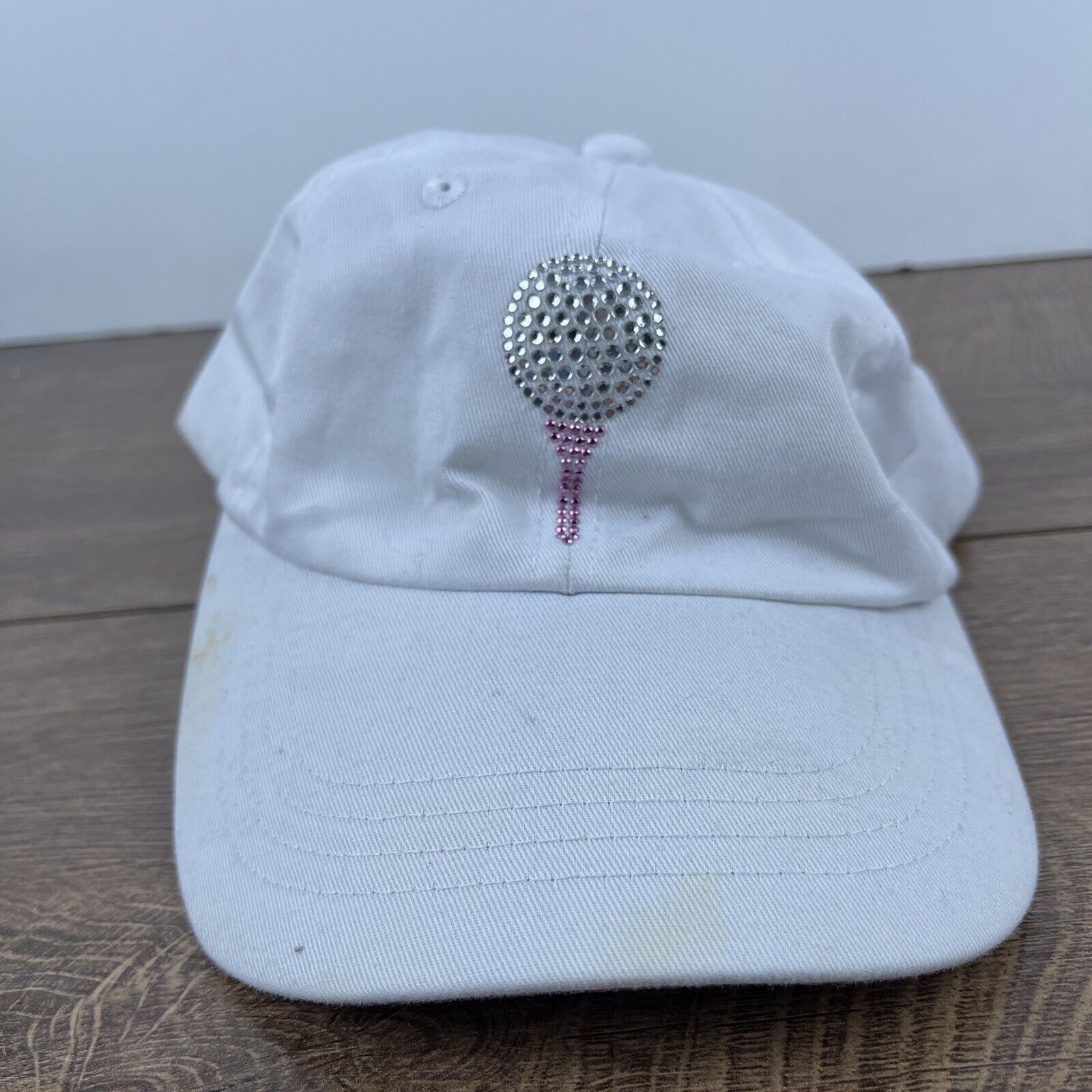 Other Golf Hat Golf Ball Tee Hat White Hat Adjustable White Adult Size ONE SIZE - 2 Thumbnail