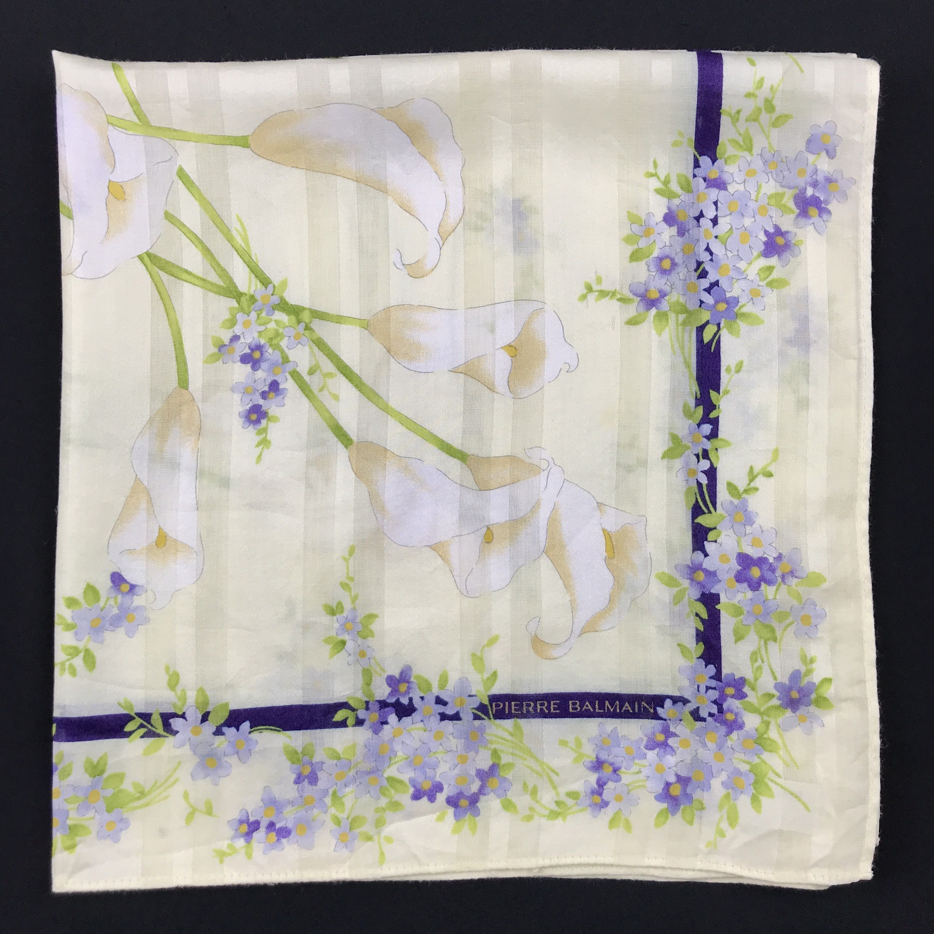 Designer × Pierre Balmain × Vintage Vintage Pierre Balmain Bandana Neckerchief Handkerchief Size ONE SIZE - 2 Thumbnail
