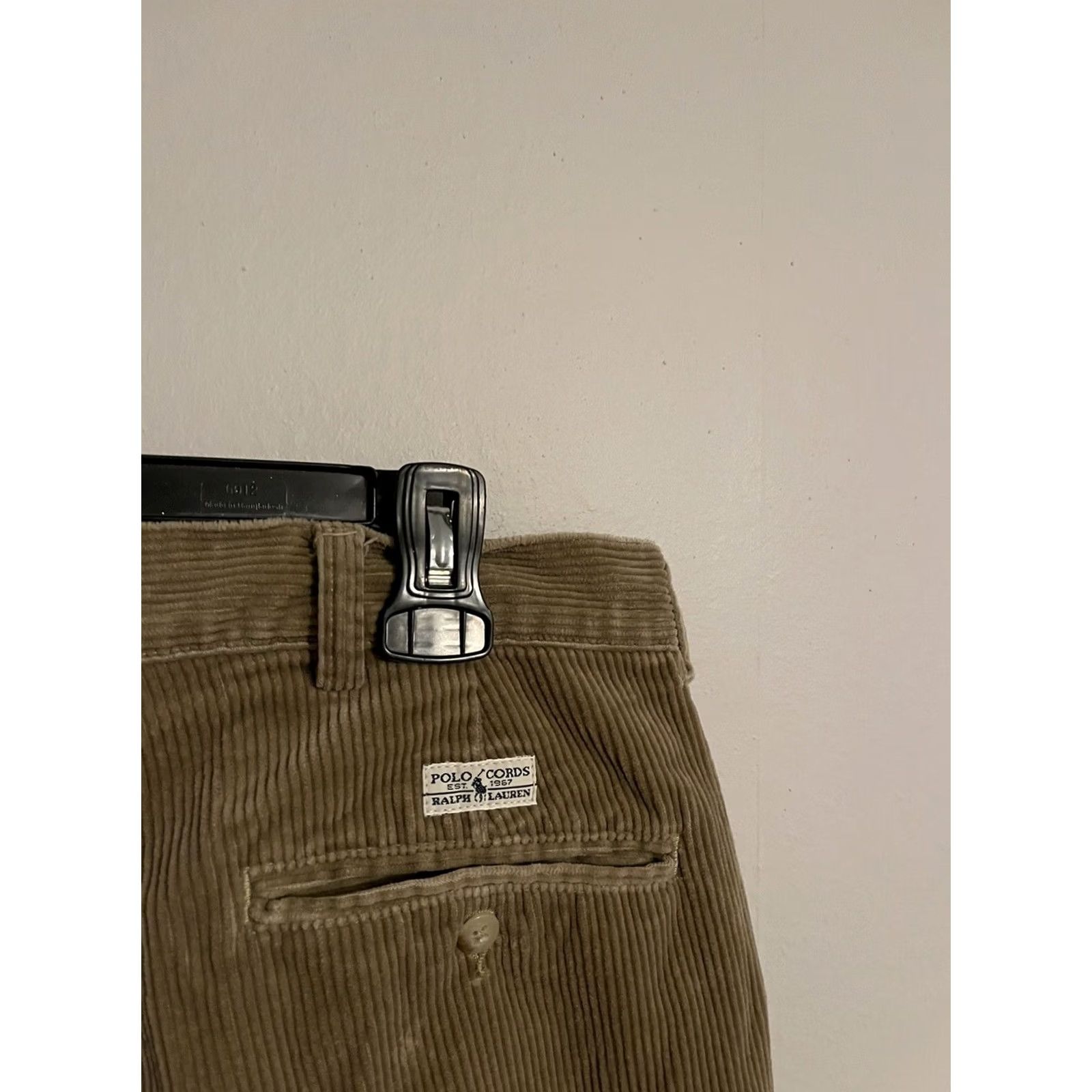 Polo Ralph Lauren VINTAGE Polo Ralph Lauren Andrew Khaki Beige Cords Corduroy Pants Mens 36x30 Size US M / EU 48-50 / 2 - 4 Thumbnail