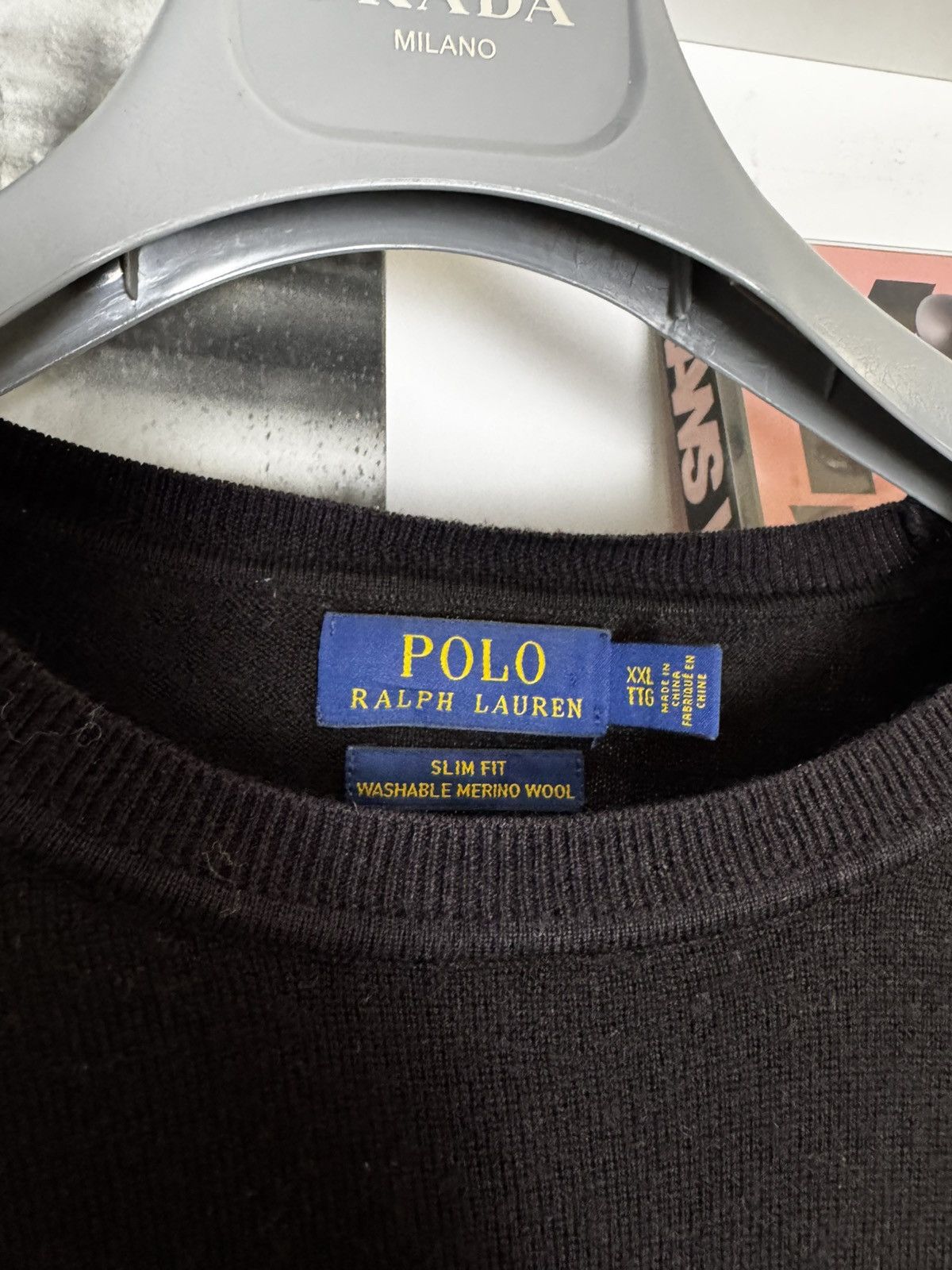 Polo Ralph Lauren Polo Ralph Lauren 100% Merino Wool brown sweater archive Size US XXL / EU 58 / 5 - 2 Thumbnail