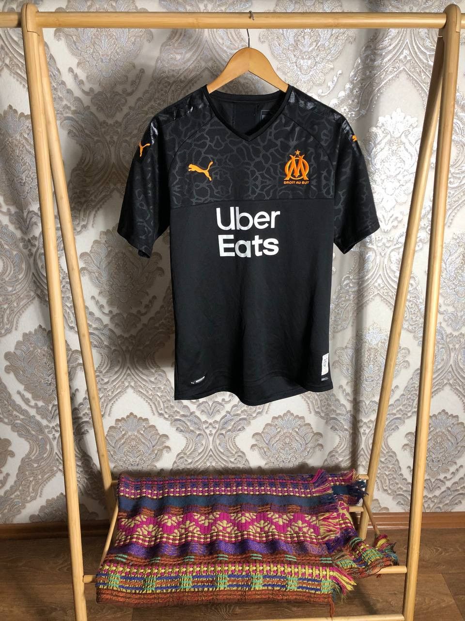 Puma VINTAGE PUMA FC OLYMPIQUE MARSEILLE FRANCE SOCCER JERSEY Y2K Size US L / EU 52-54 / 3 - 1 Thumbnail