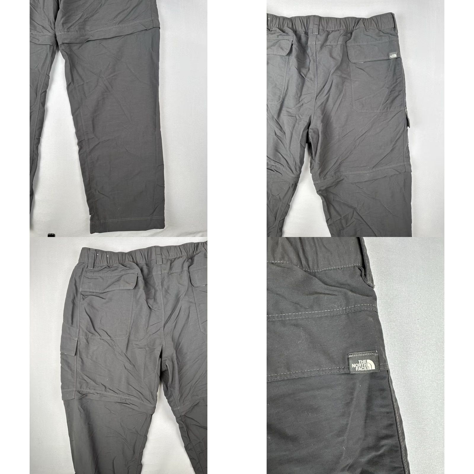 The North Face The North Face Mens Cargo Pants XXL Dark Gray Belted Hiking Convertible Outdoor Walking Adventure Size US 39 - 10 Thumbnail