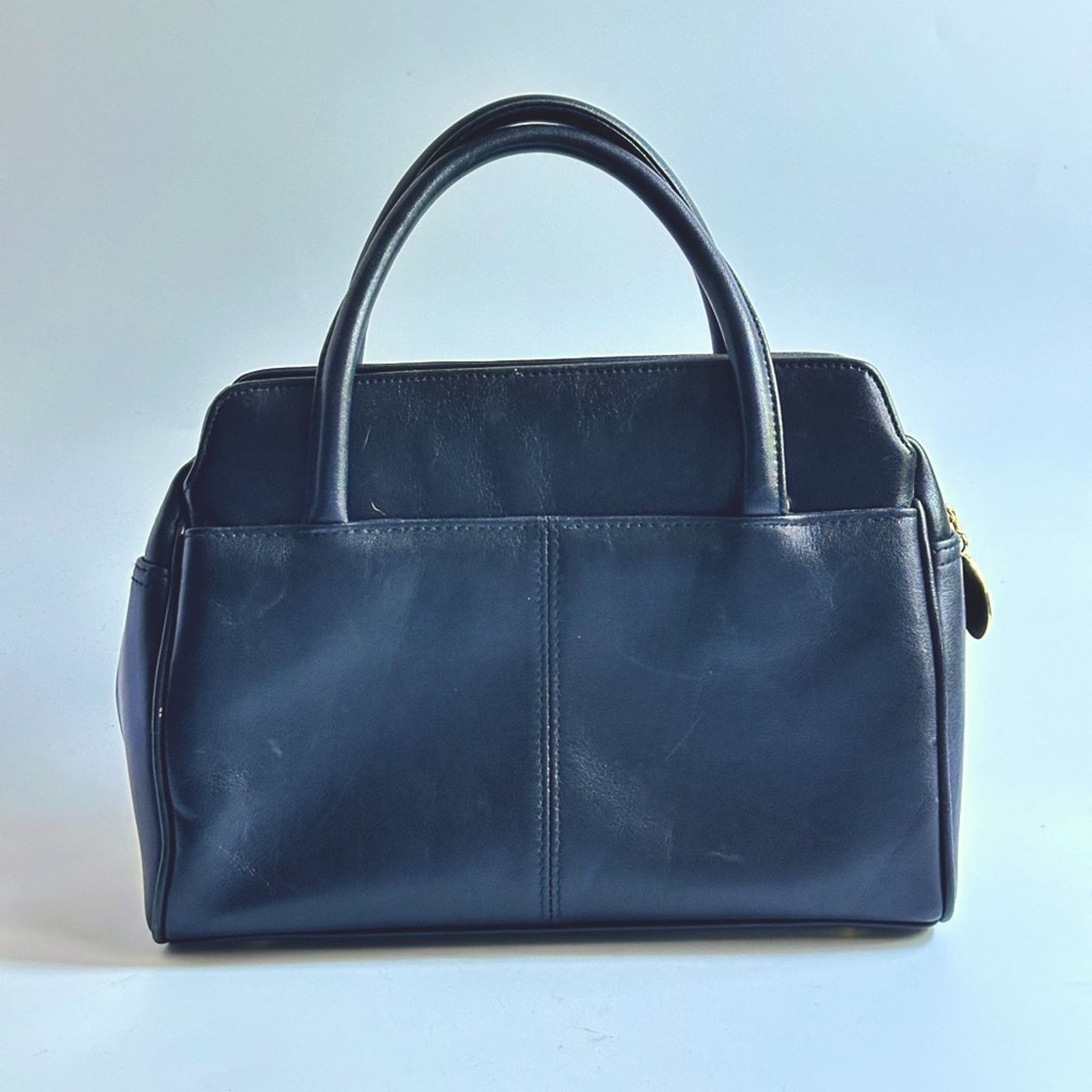 Etienne Aigner Vintage Etienne Aigner Small Black Leather Top Handle Bag Size ONE SIZE - 2 Thumbnail