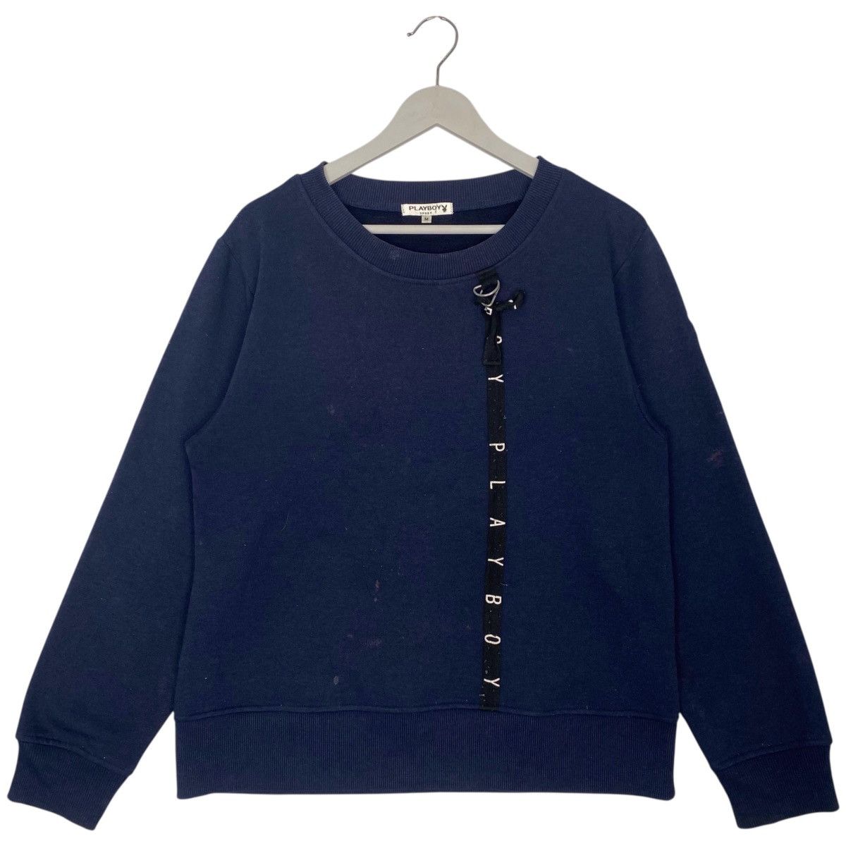 Other Vintage Playboy Sweatshirt Crewneck Navy Blur Pullover SizeM Size US M / EU 48-50 / 2 - 1 Thumbnail