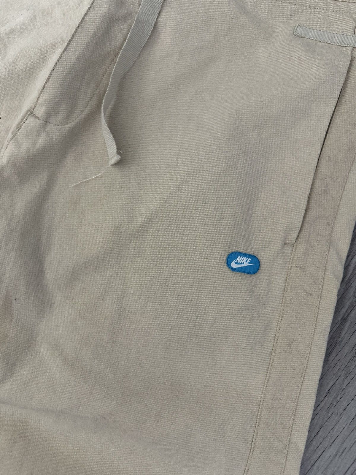 Nike × Vintage Nike Vintage Beige Baggy Sweatpants hype tn shox 90s Size US 32 / EU 48 - 4 Thumbnail