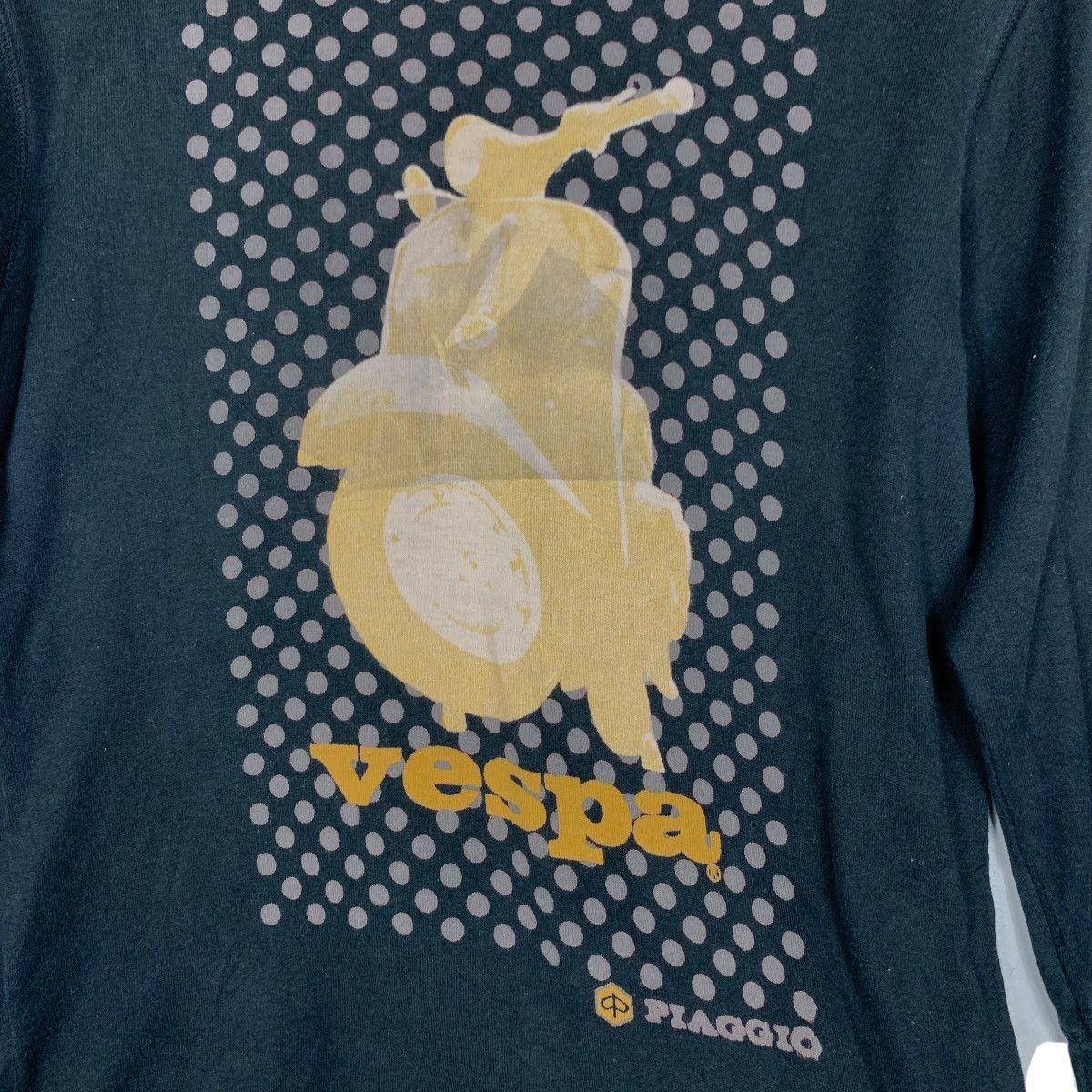 Japanese Brand VESPA PIAGGIO Graphics Printed Big Logo 3Q Sweater #1516-C68 Size S / US 4 / IT 40 - 10 Thumbnail